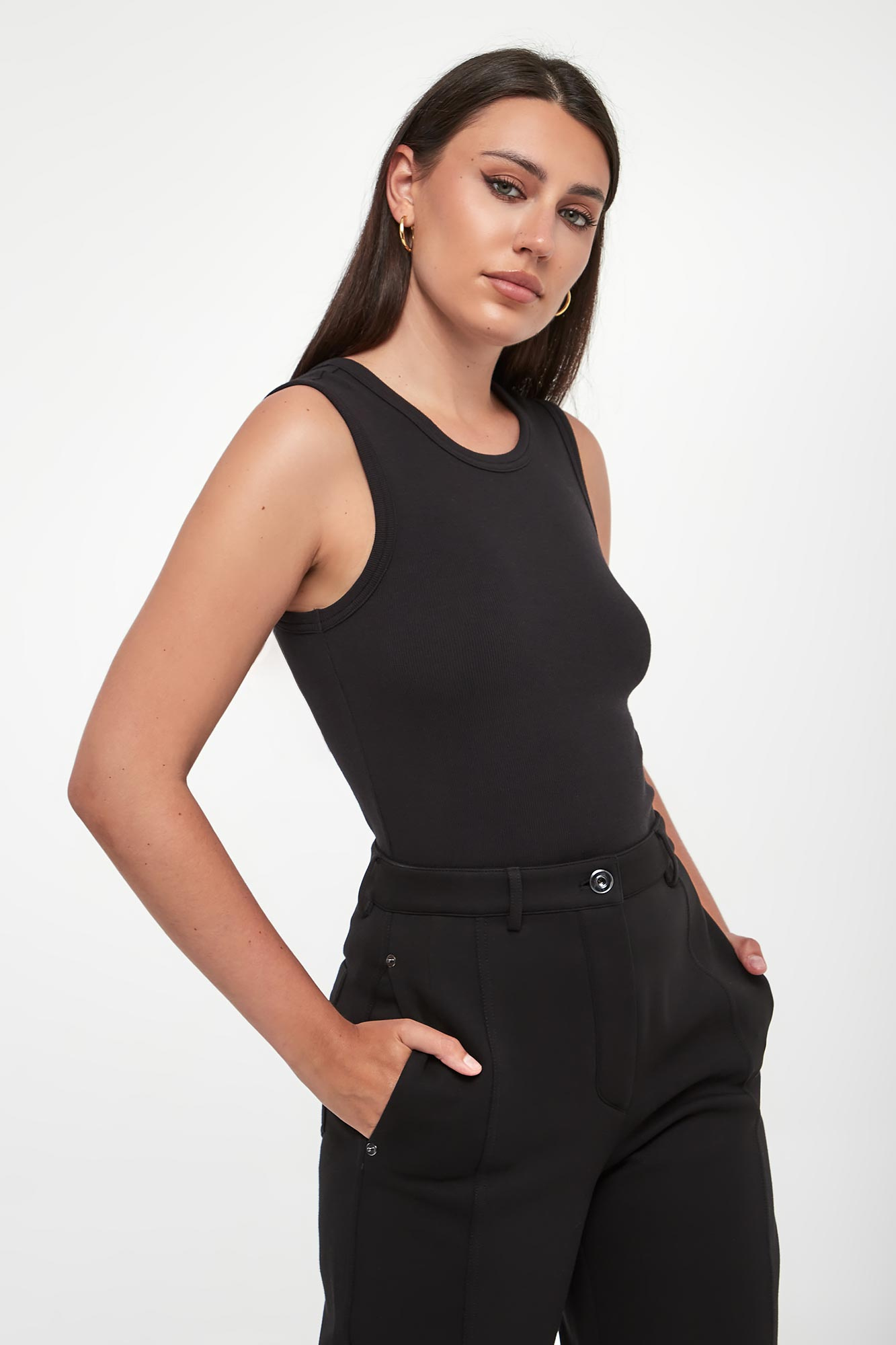 Top damski prążkowany Tondo MM