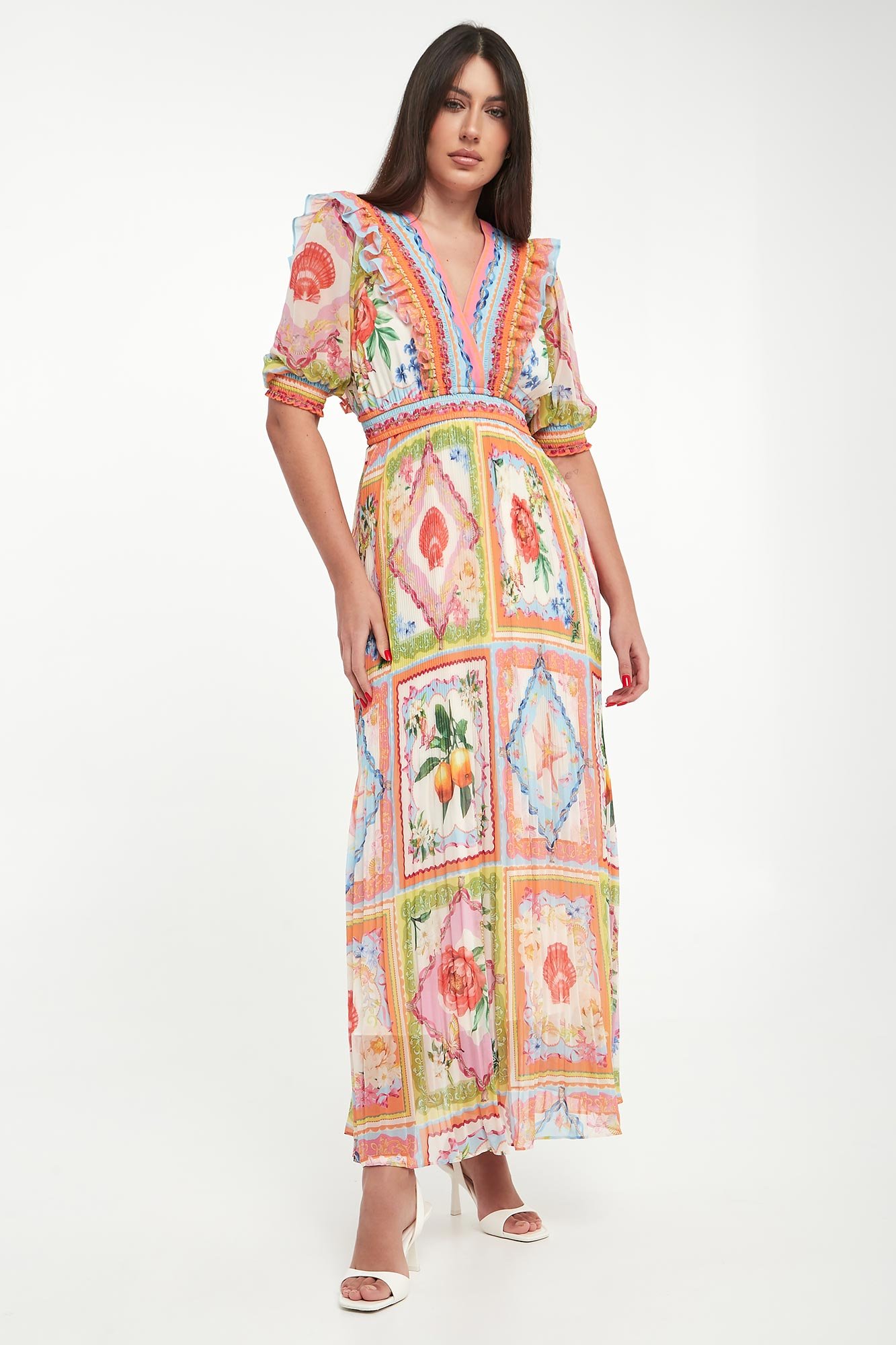 Sukienka szyfonowa maxi HALE BOB