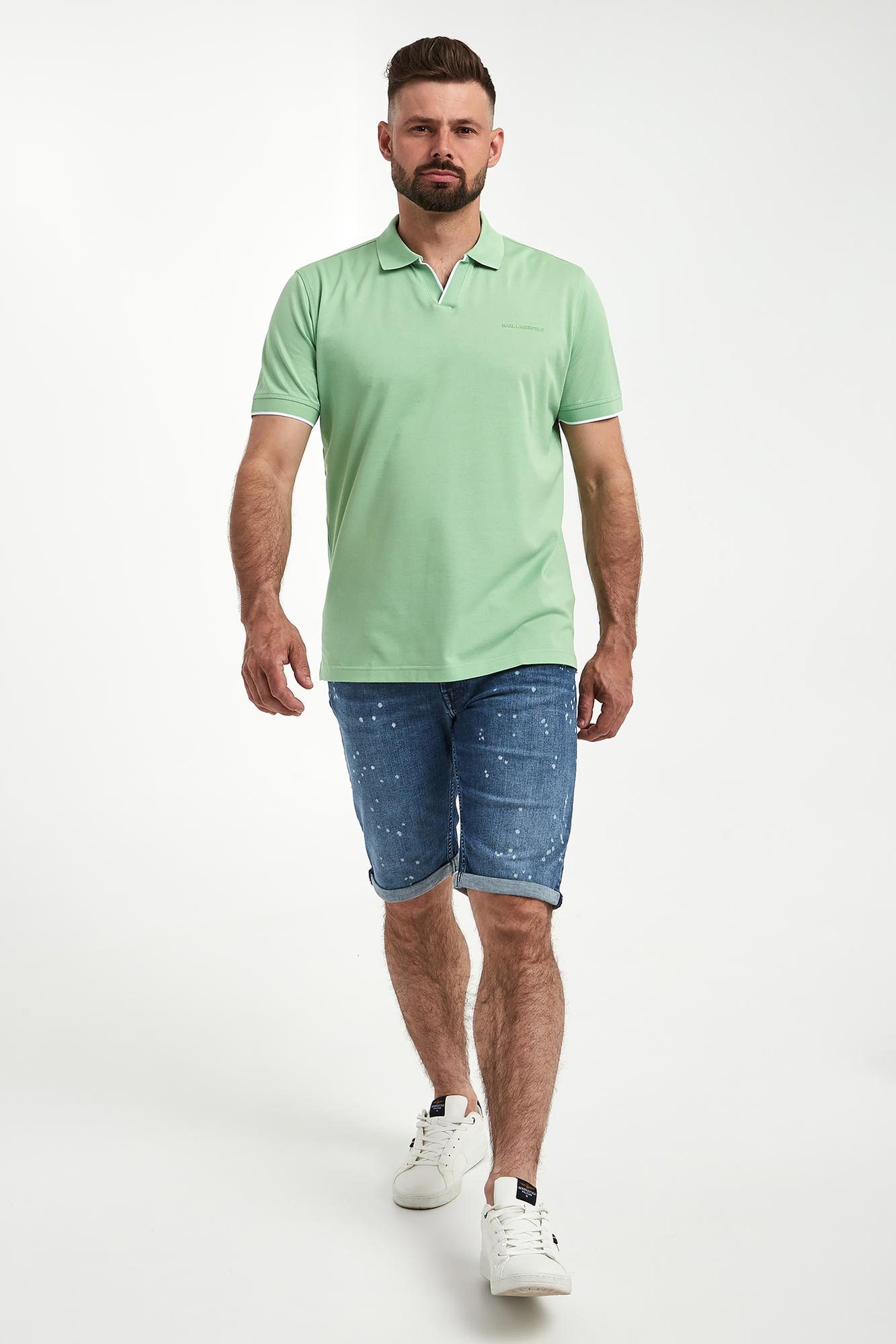 Szorty jeansowe męskie KARL LAGERFELD