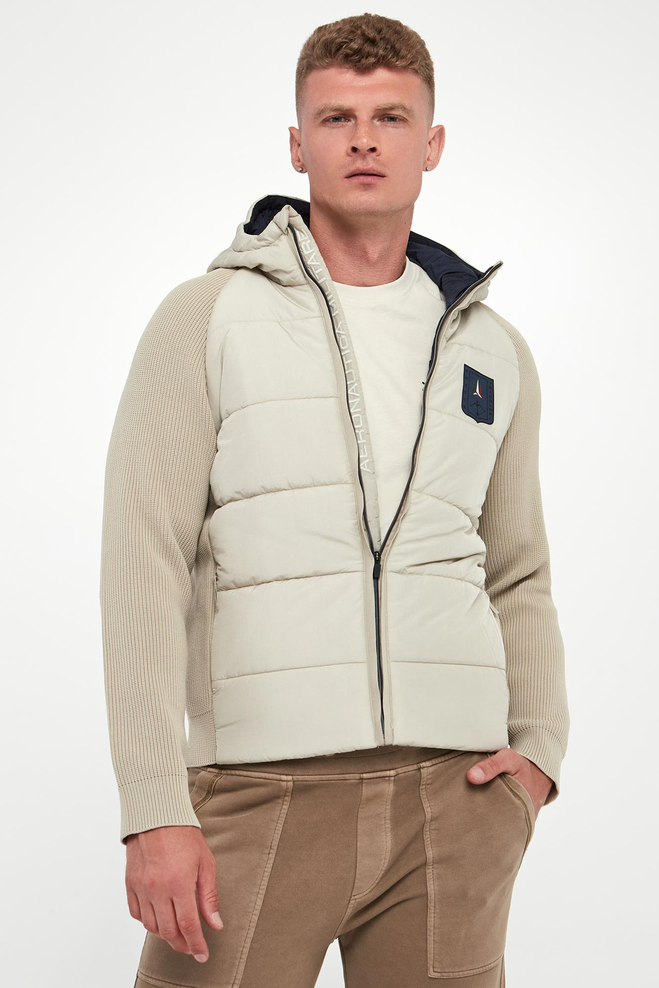 Kurtka męska pikowana AERONAUTICA MILITARE