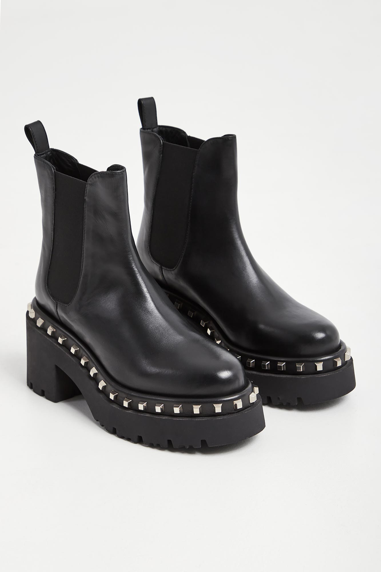 Botki skórzane damskie PATRIZIA PEPE