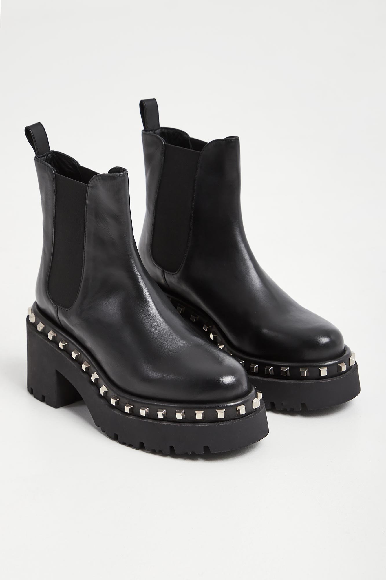 Botki skórzane damskie PATRIZIA PEPE