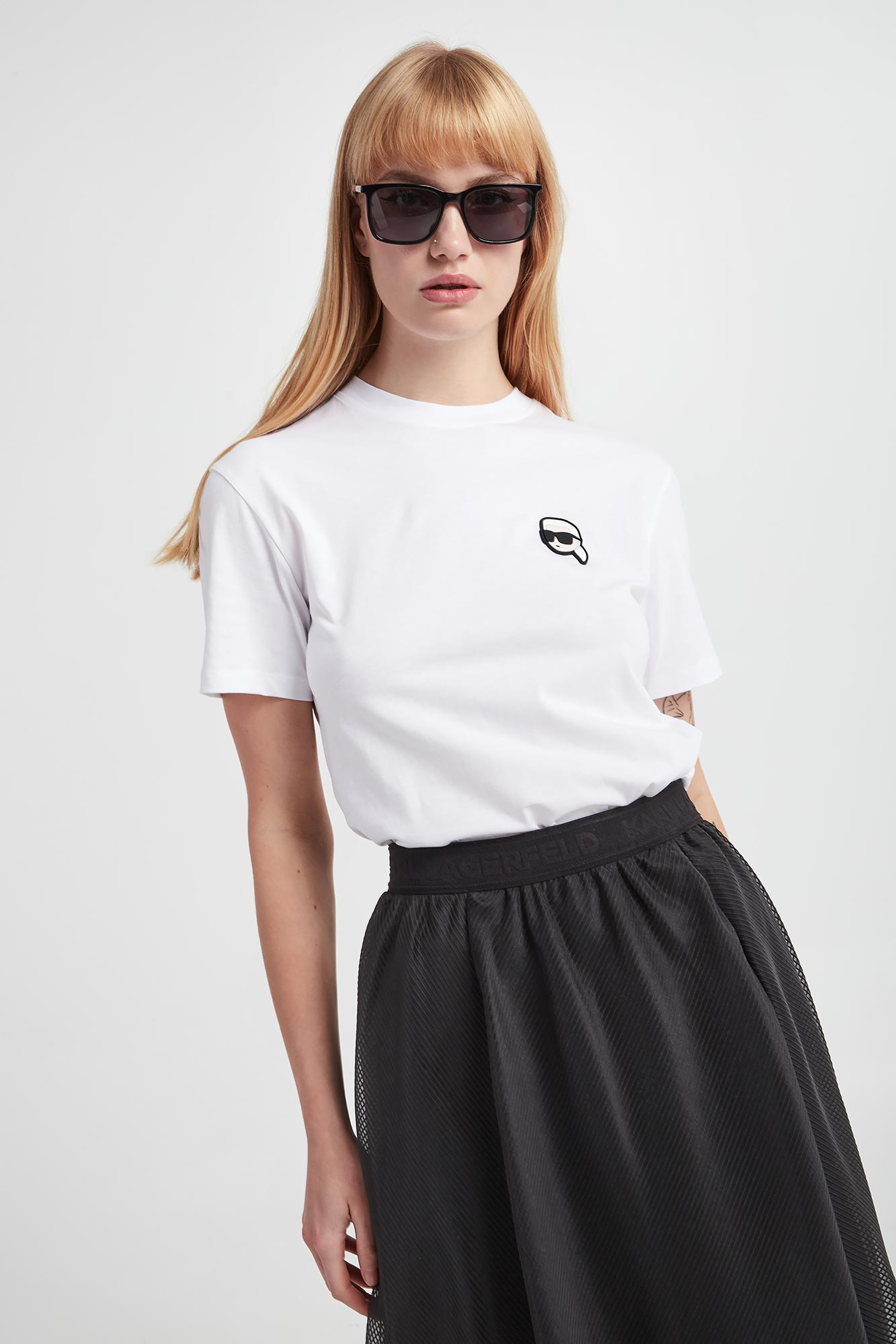 T-shirt damski KARL LAGERFELD