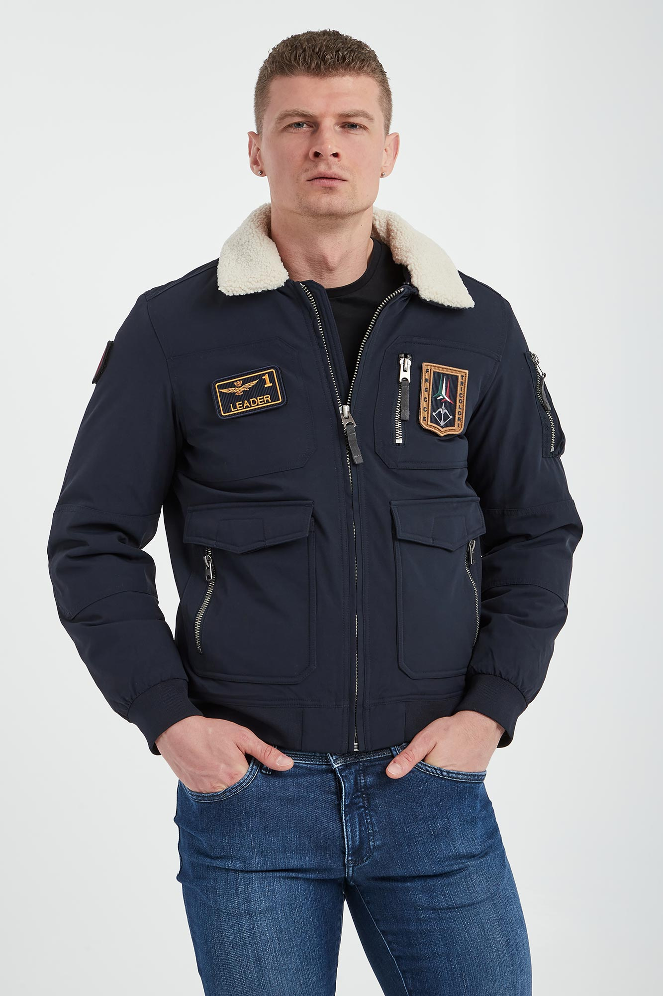 Kurtka męska bomberka AERONAUTICA MILITARE