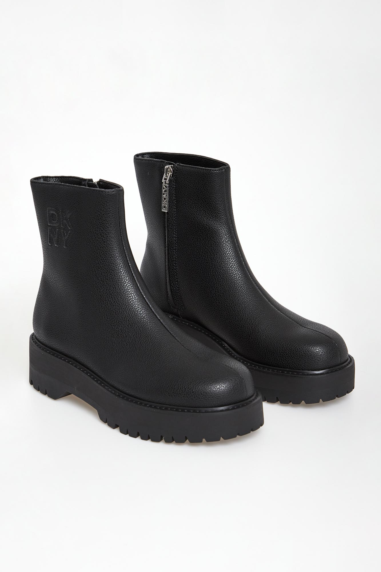 Botki damskie skórzane DKNY