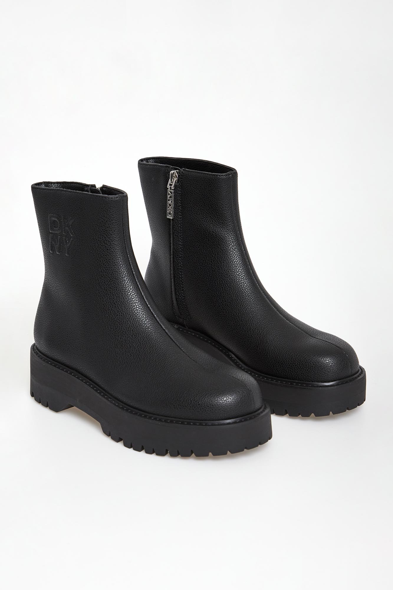 Botki damskie skórzane DKNY