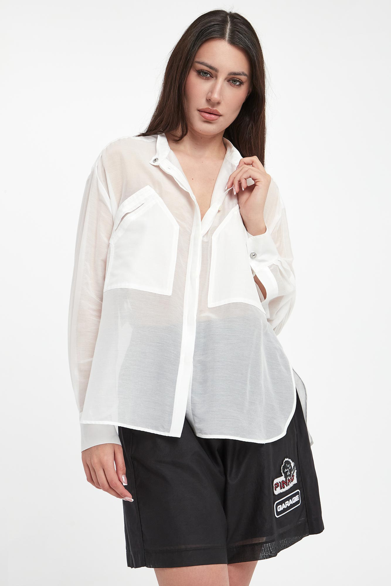 Koszula damska z jedwabiem Andy PINKO