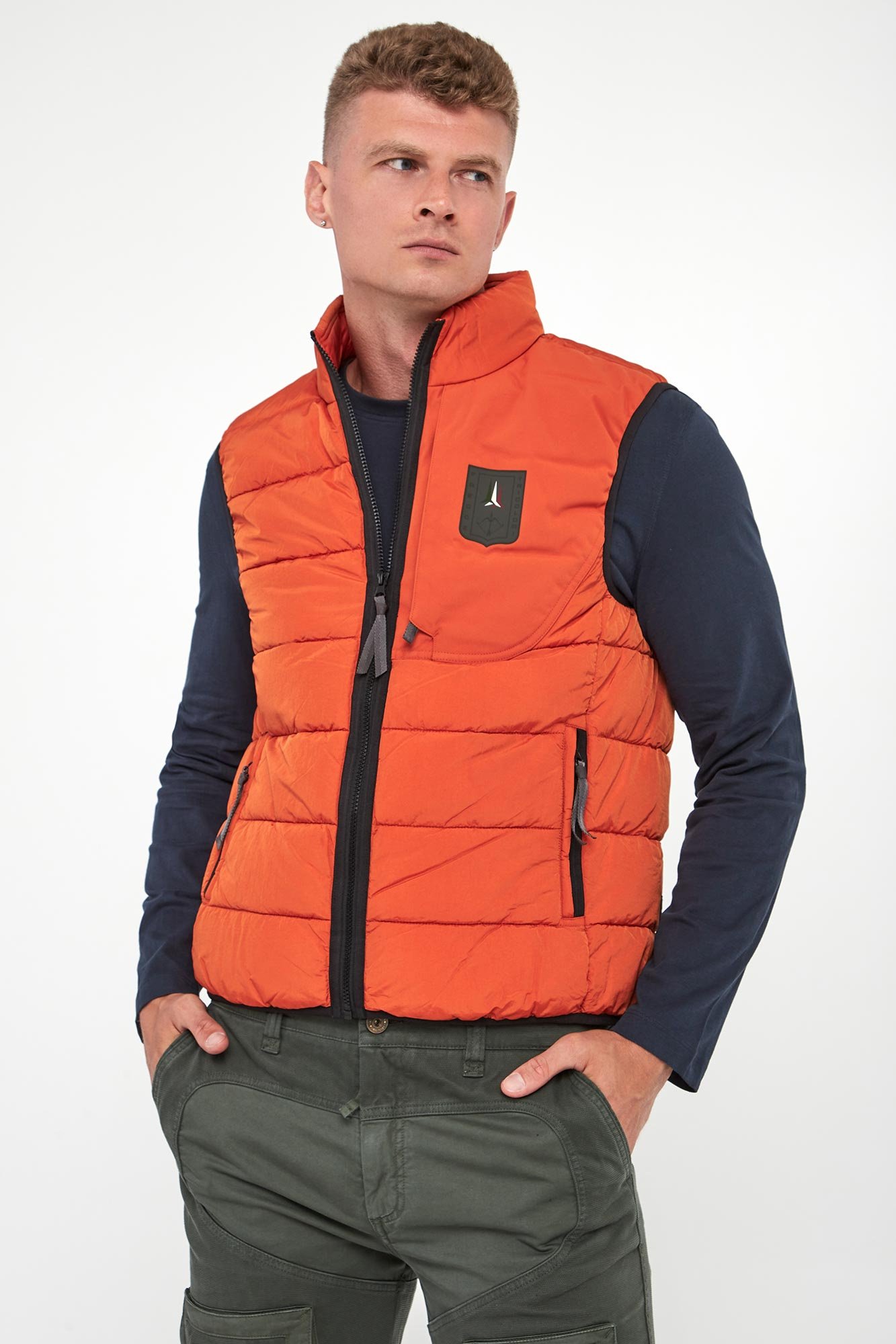 Kamizelka męska pikowana AERONAUTICA MILITARE