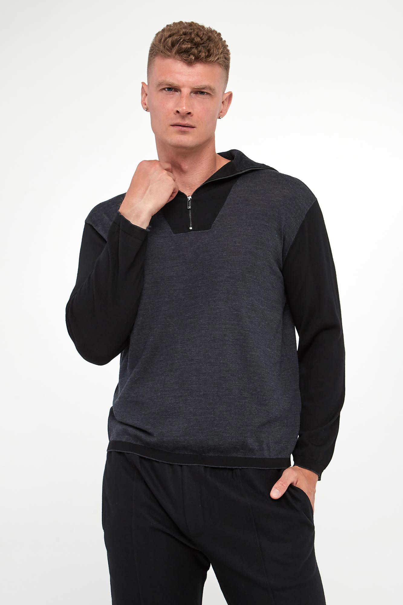 Golf męski wełniany EMPORIO ARMANI