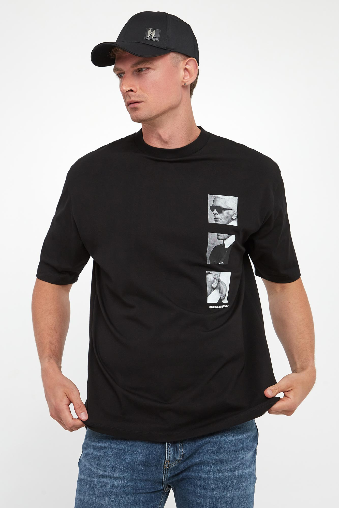 T-shirt męski KARL LAGERFELD