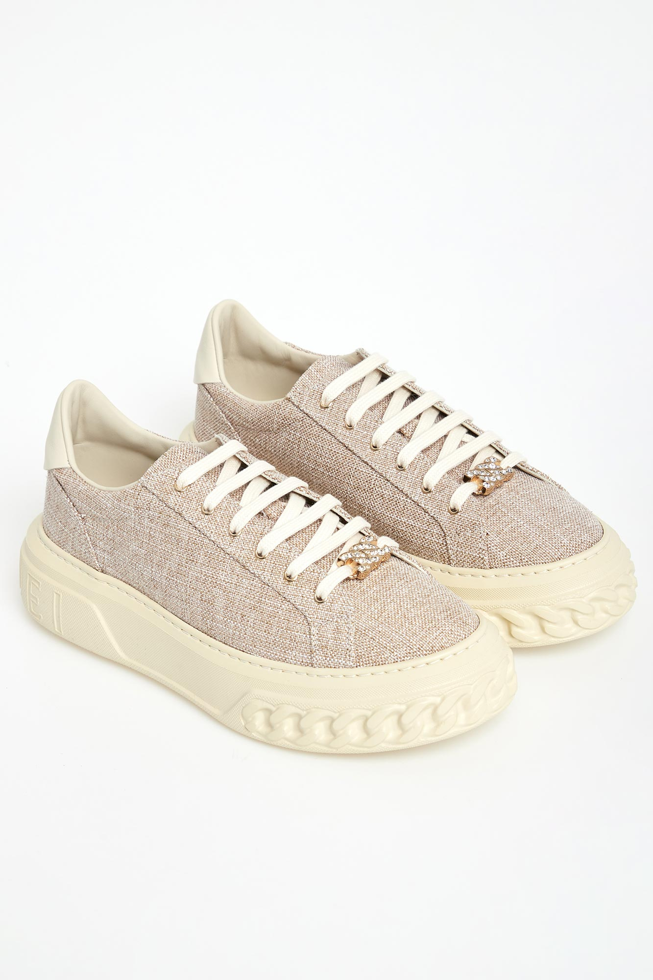 Sneakersy damskie skórzane CASADEI