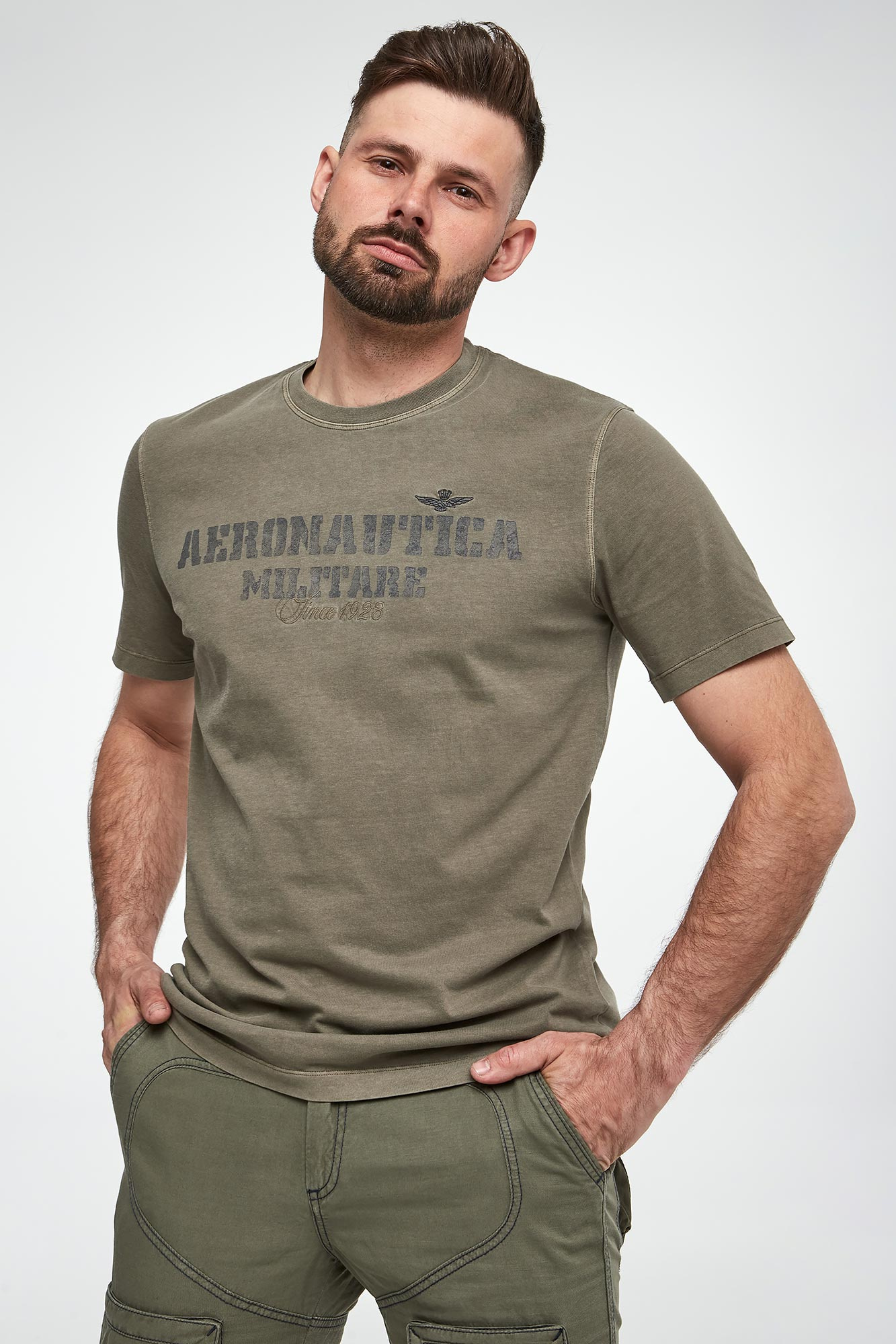 T-shirt męski AERONAUTICA MILITARE