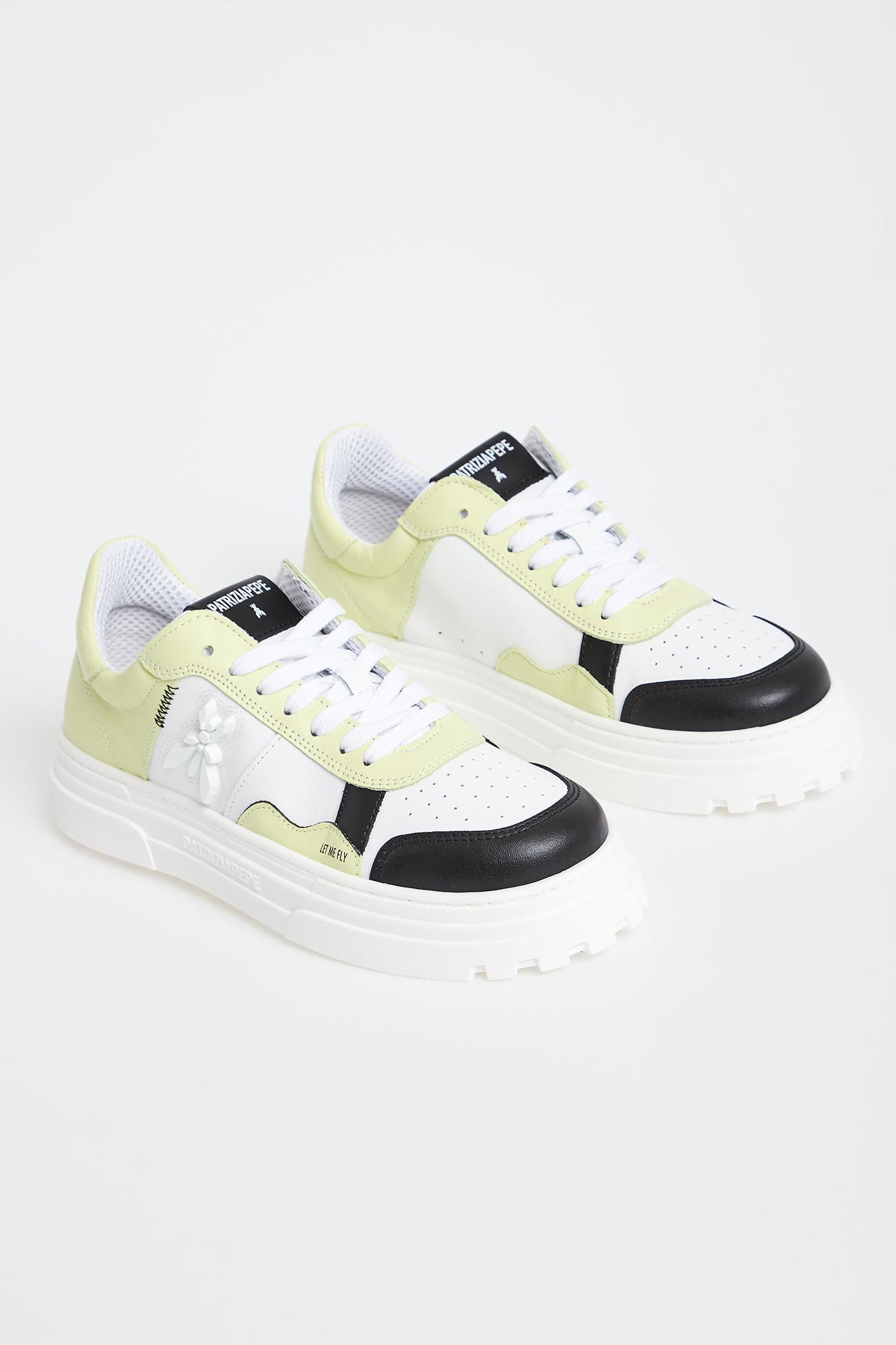 Sneakersy damskie skórzane PATRIZIA PEPE