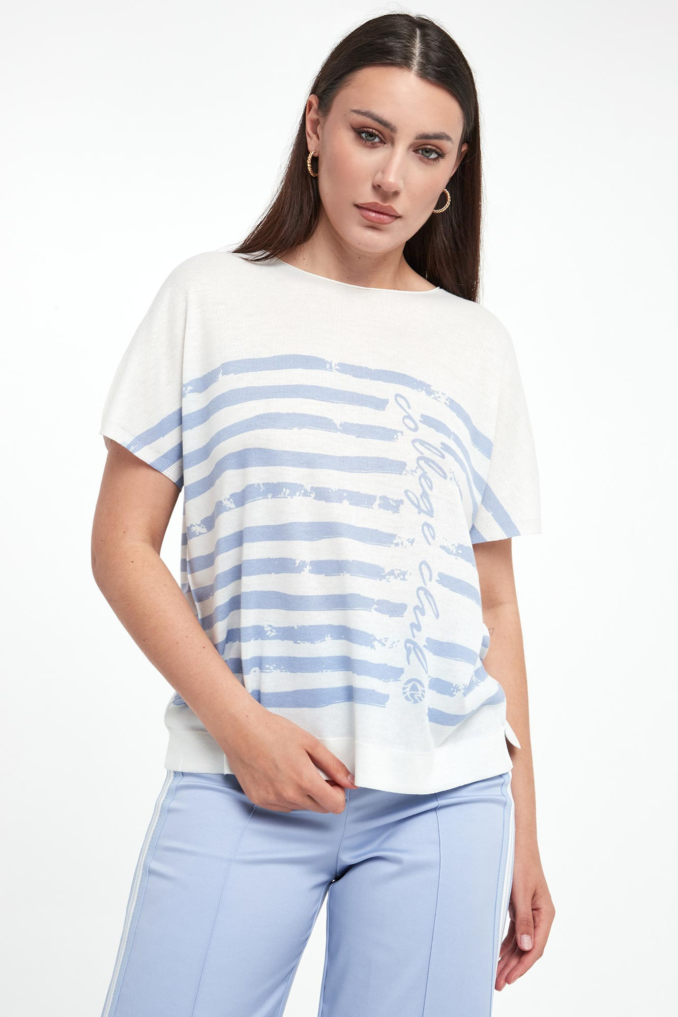 Sweter damski z krótkim rękawem SPORTALM