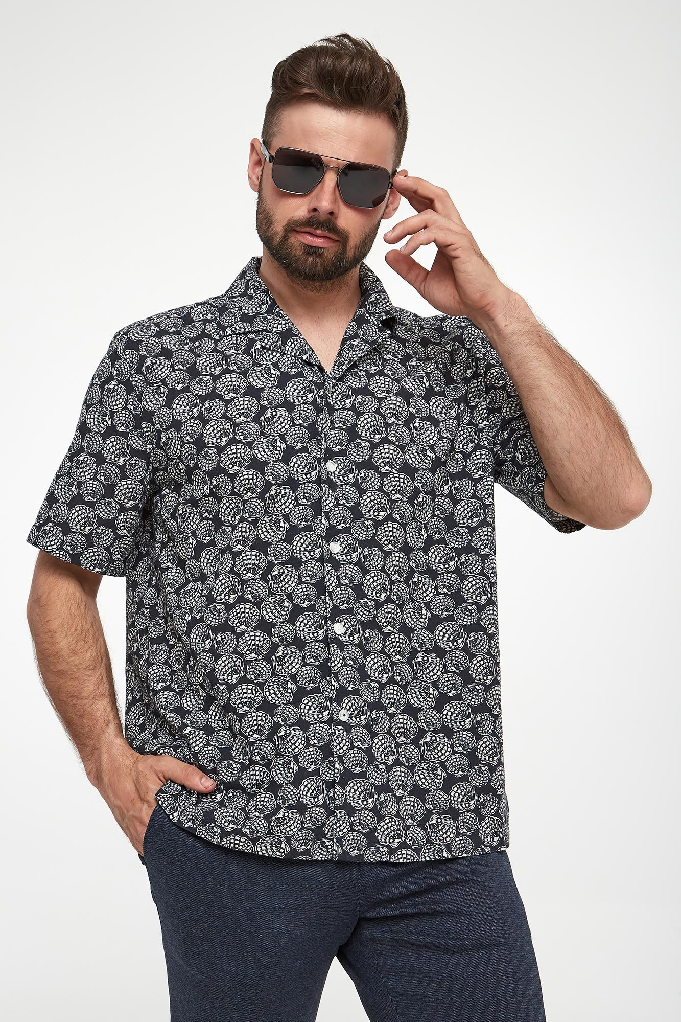 Koszula męska z krótkim rękawem Kawai JOOP!