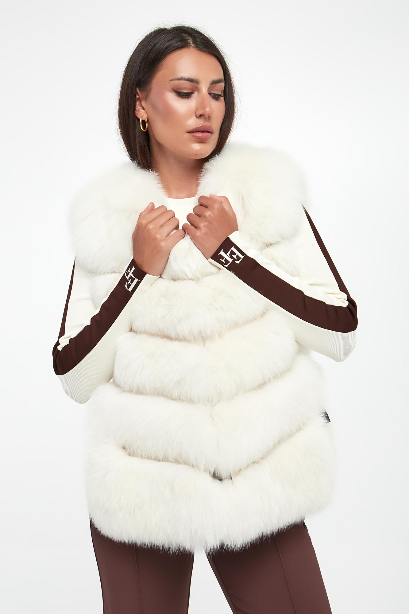 Kamizelka damska futrzana z lisa SUPREMA