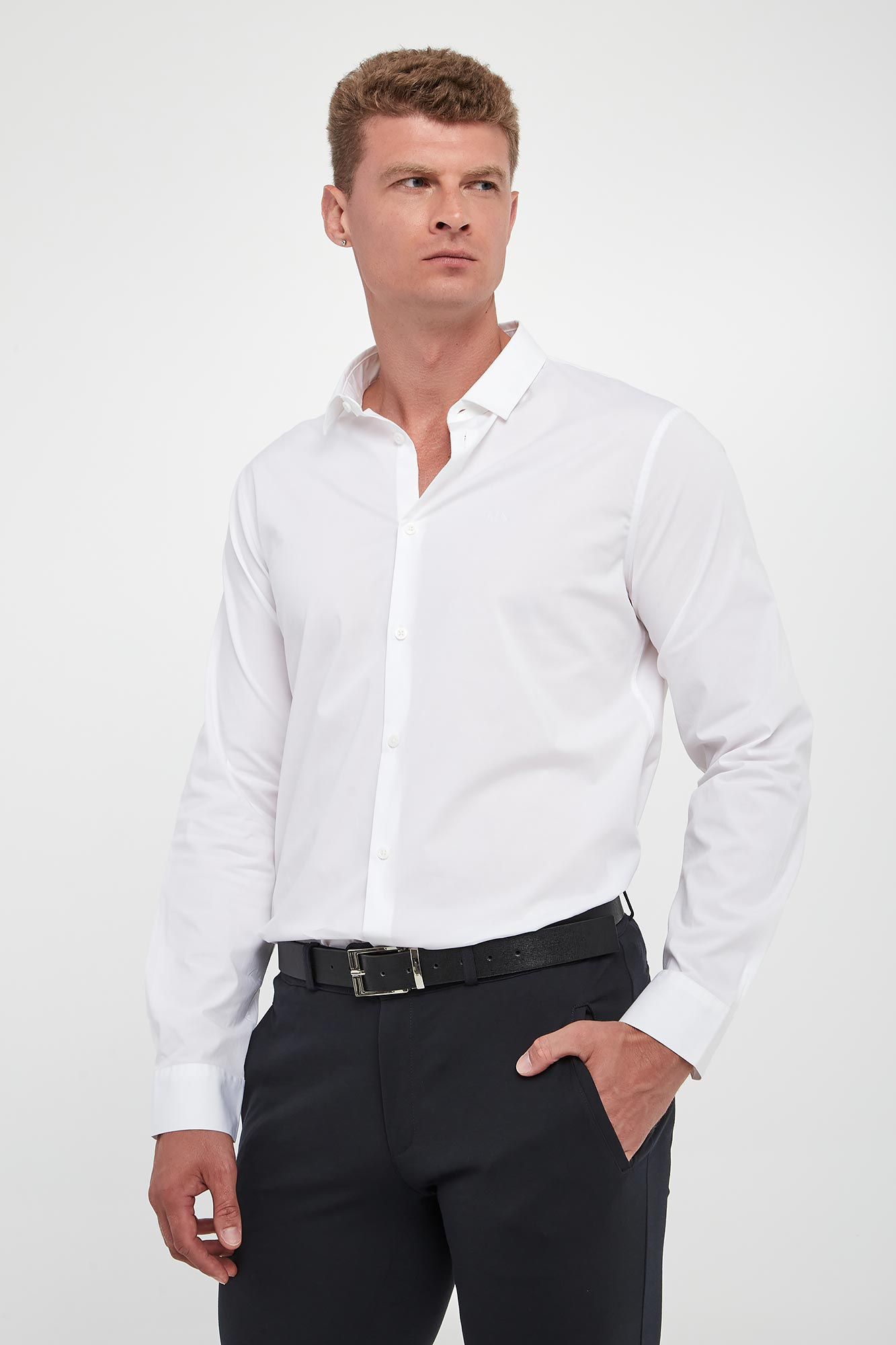 Koszula męska popelinowa ARMANI EXCHANGE