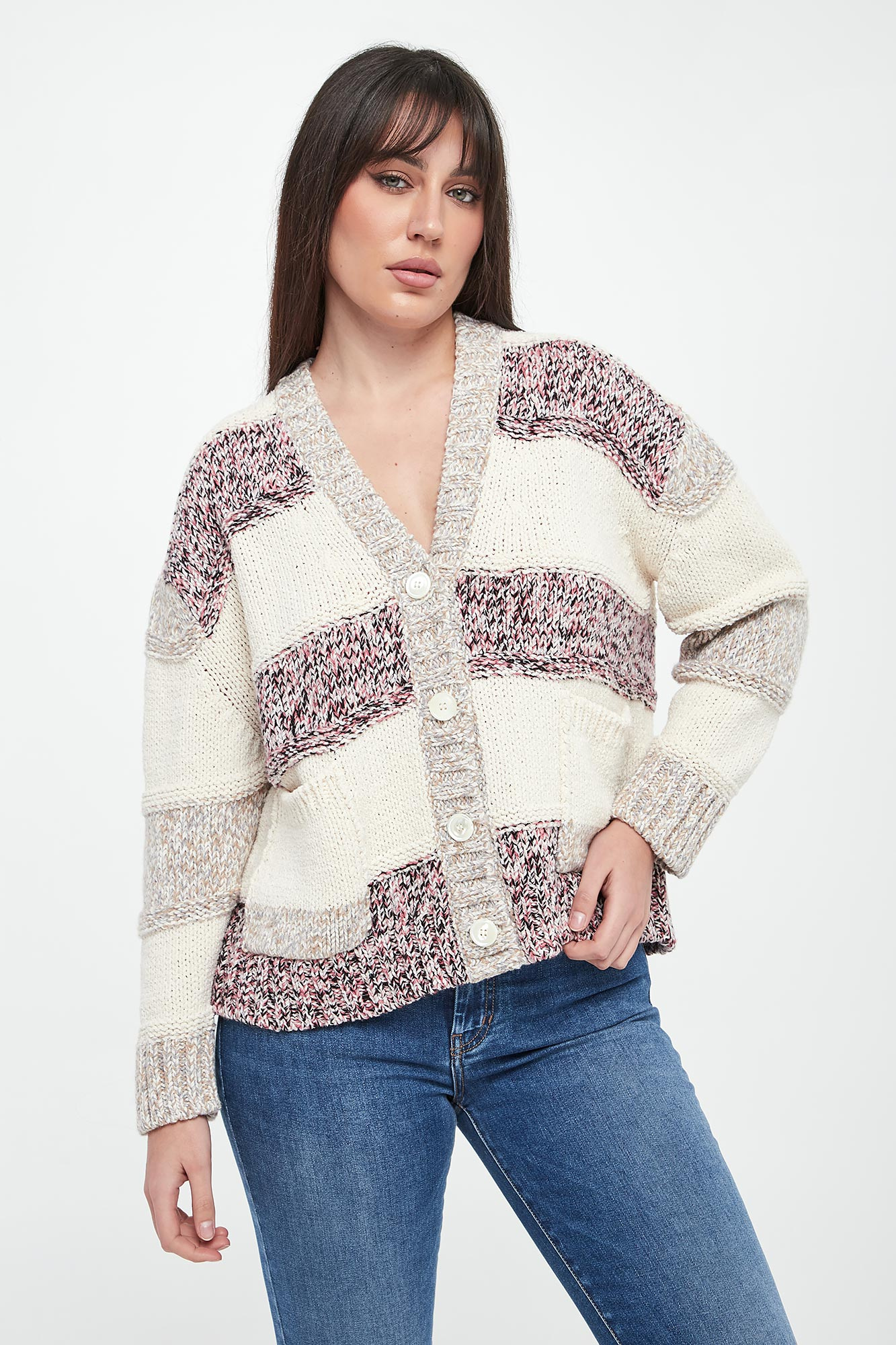 Kardigan damski z wełną Tritone WEEKEND MAX MARA