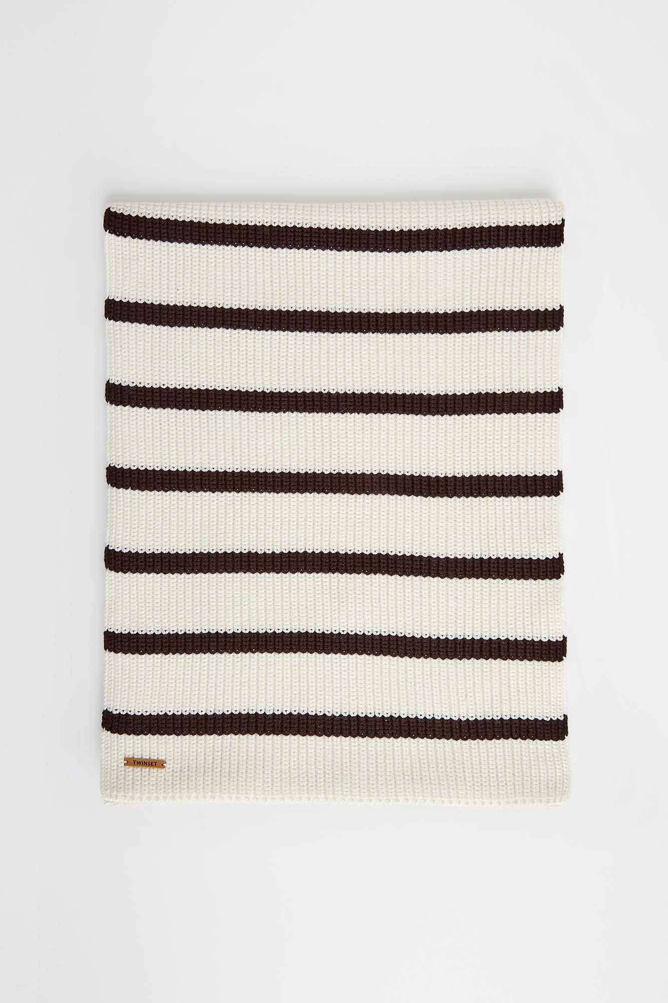 Szalik damski z wełną TWINSET U&B