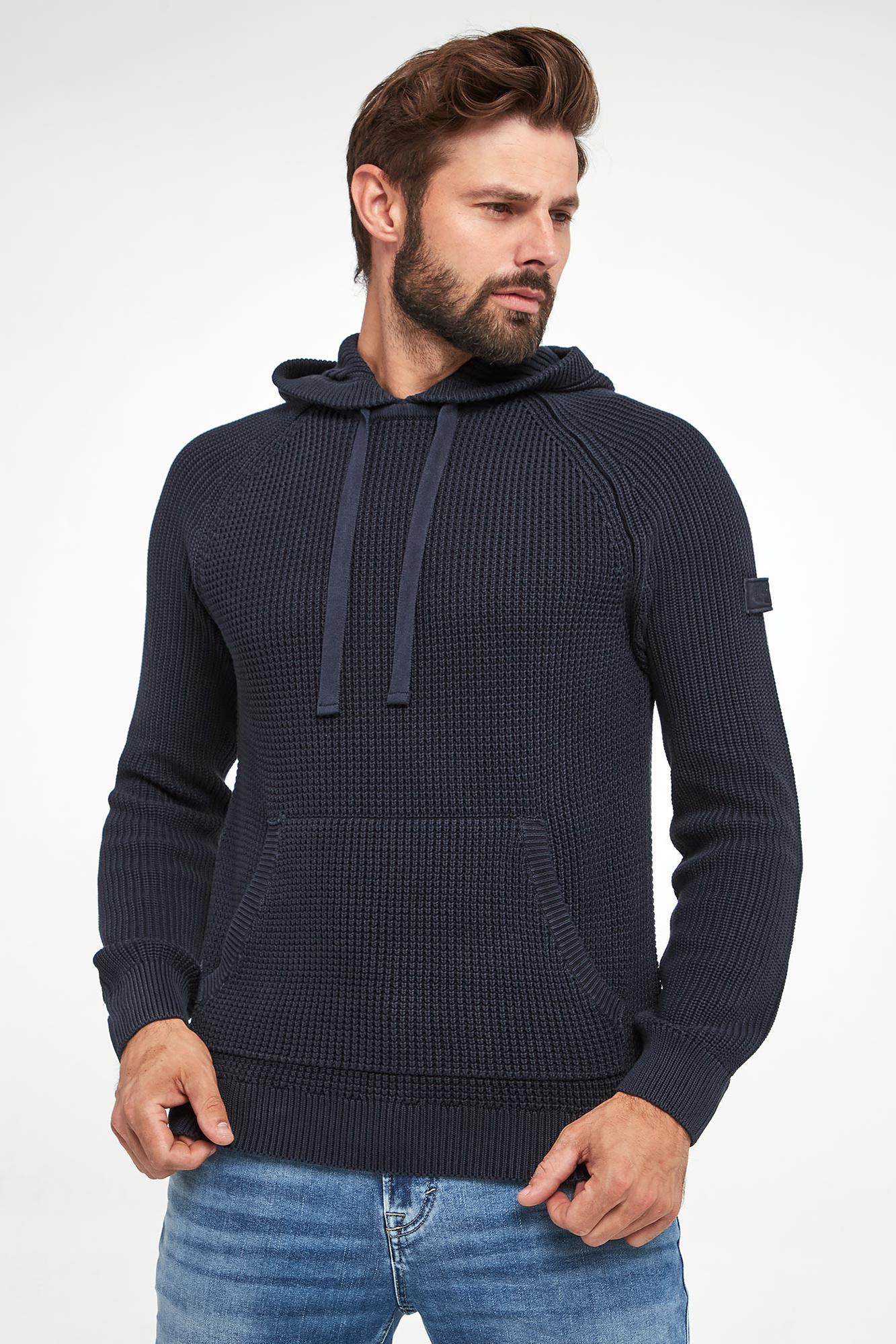 Sweter męski z kapturem Harri JOOP! JEANS