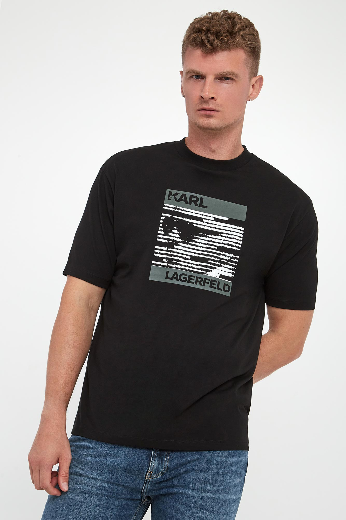 T-shirt męski KARL LAGERFELD