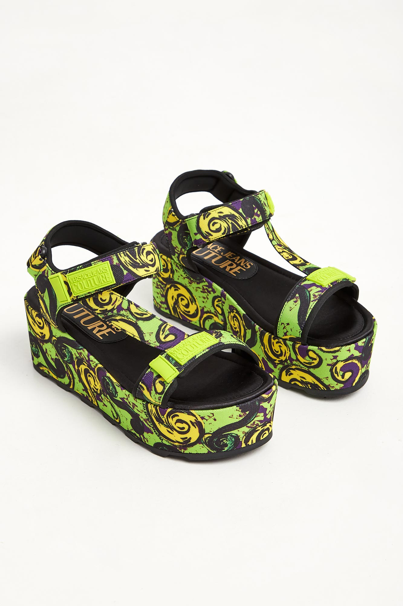 Sandały damskie na platformie VERSACE JEANS COUTURE