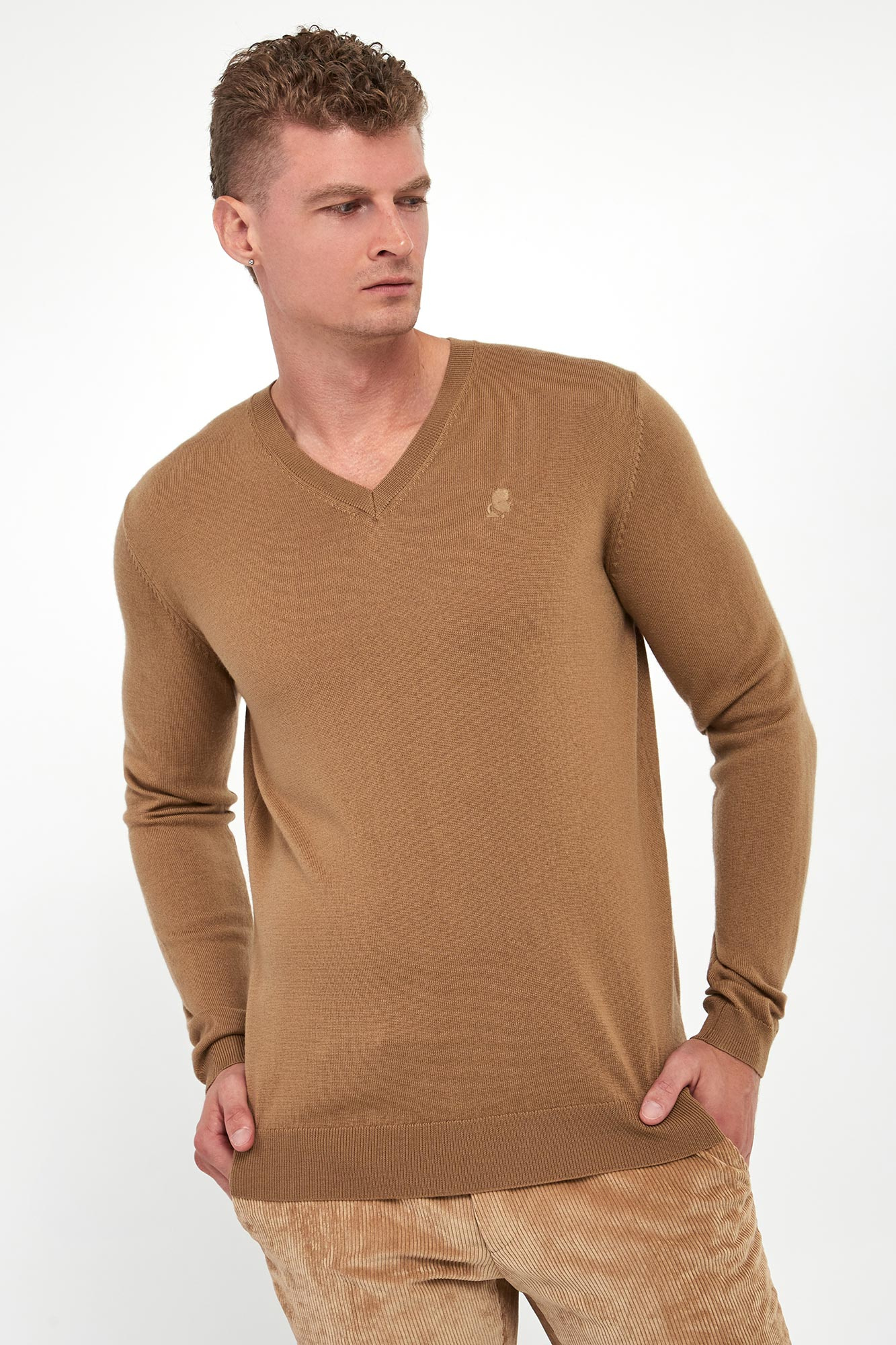 Sweter męski wełniany KARL LAGERFELD