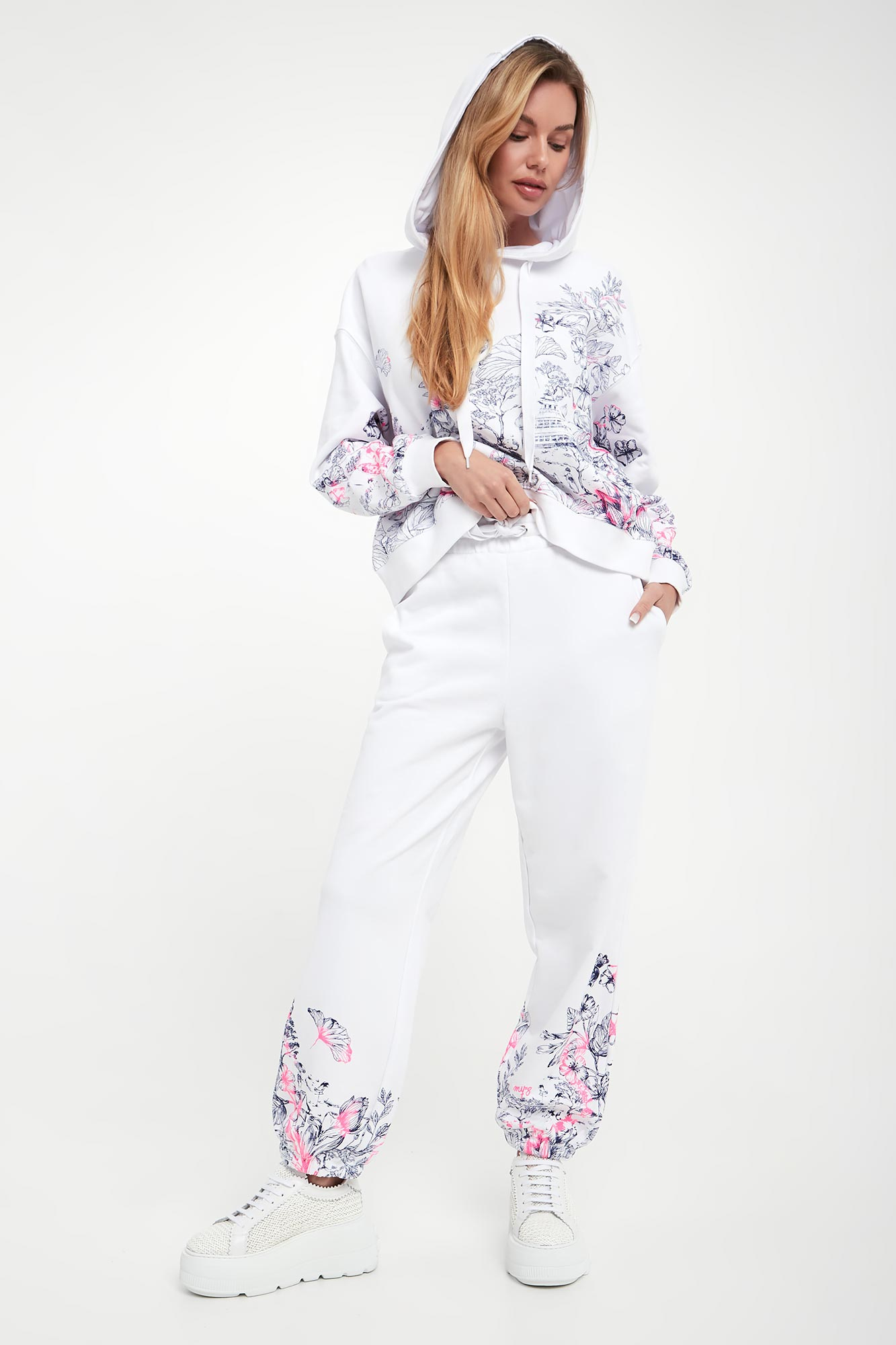 Spodnie damskie joggert TWINSET ACTITUDE