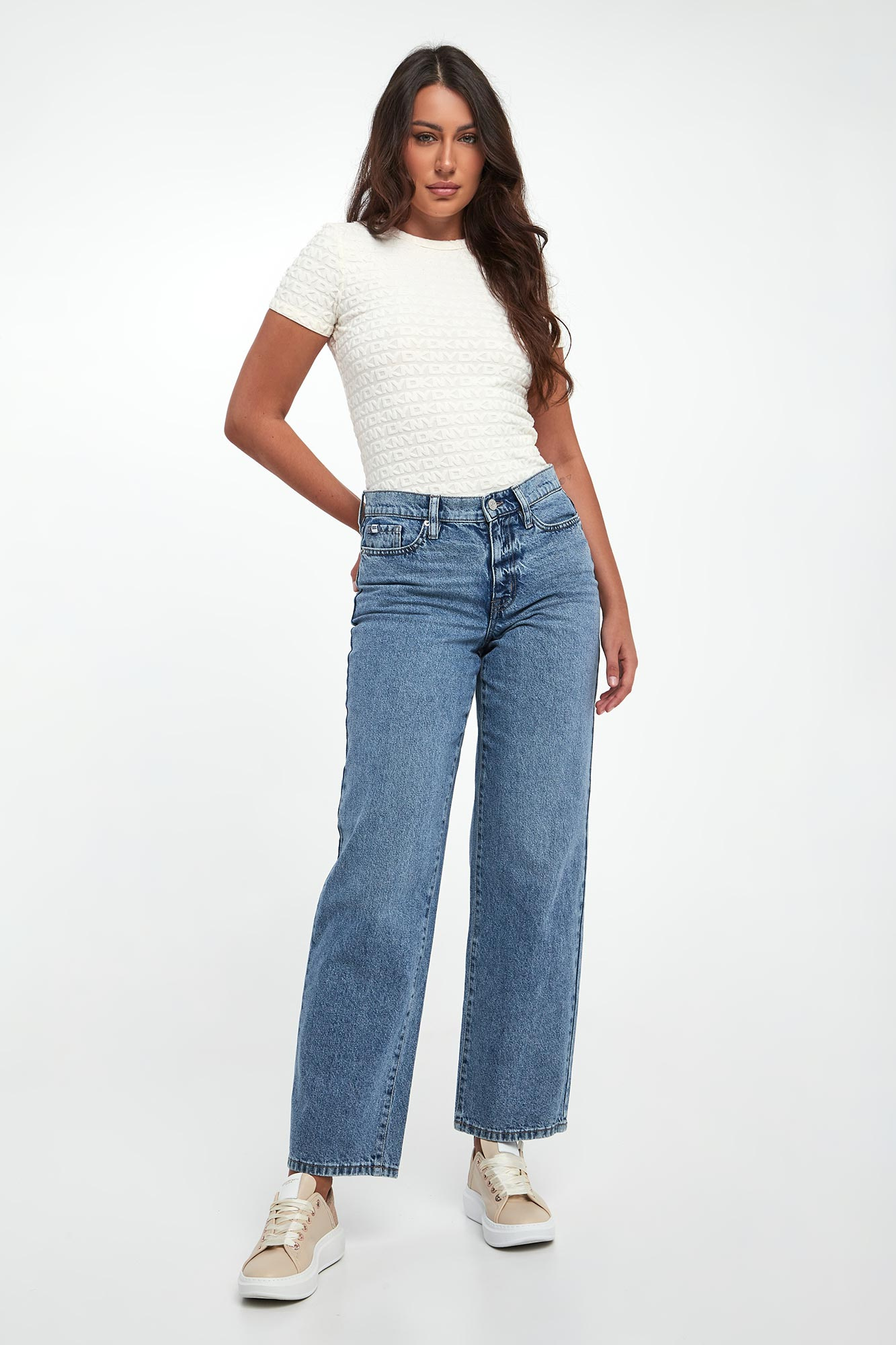 Jeansy damskie DKNY JEANS