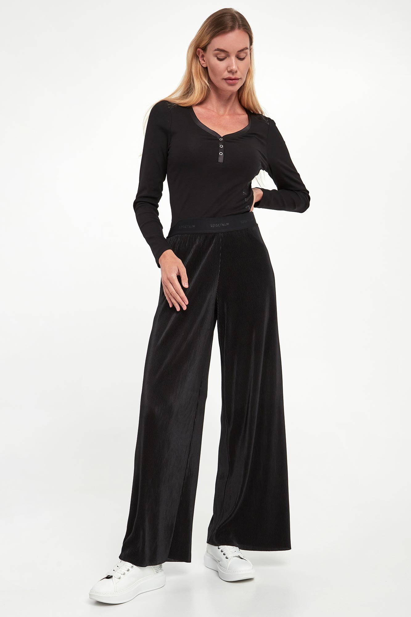 Spodnie damskie prążkowane SPORTALM