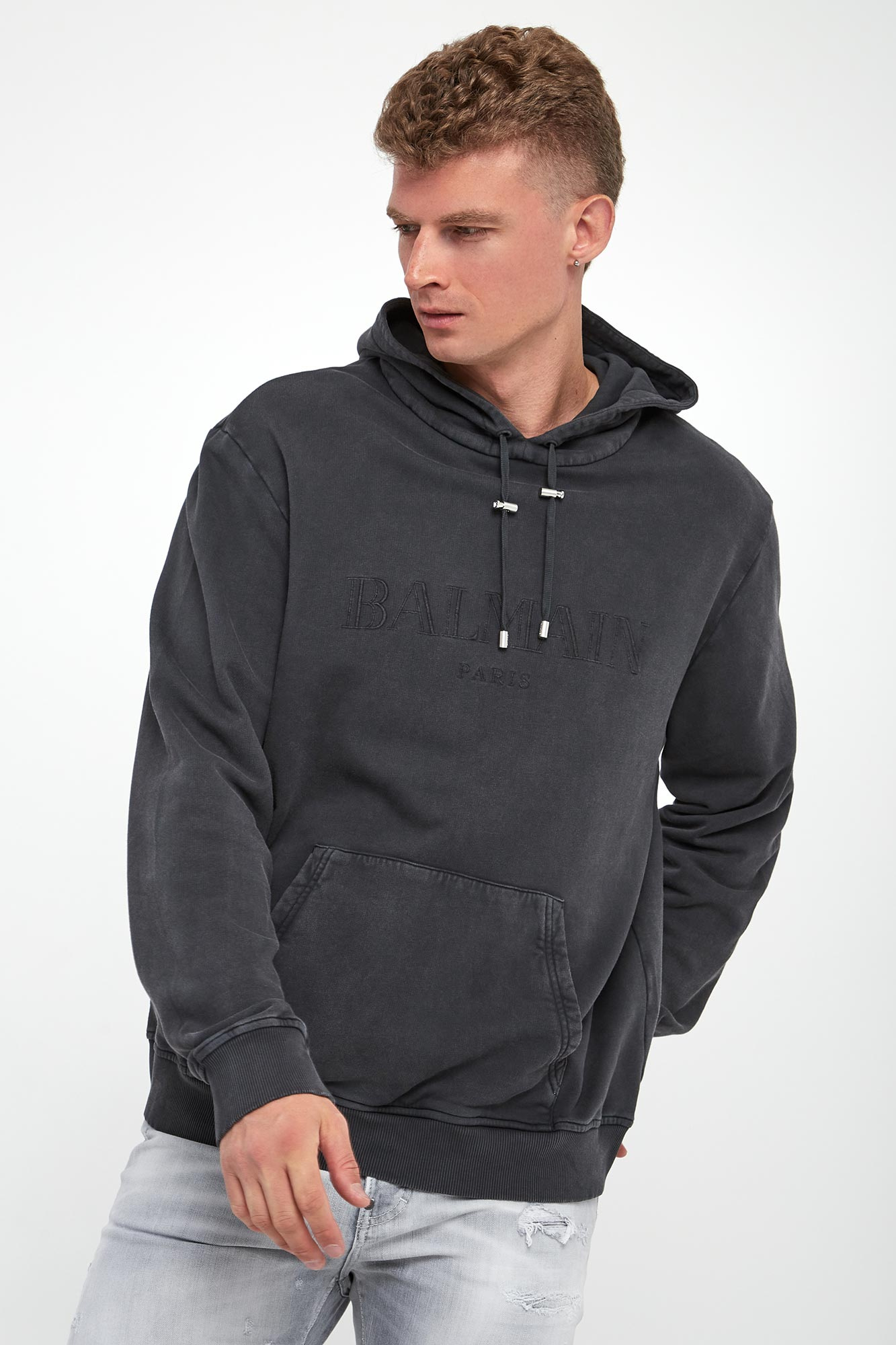 Bluza męska z kapturem BALMAIN