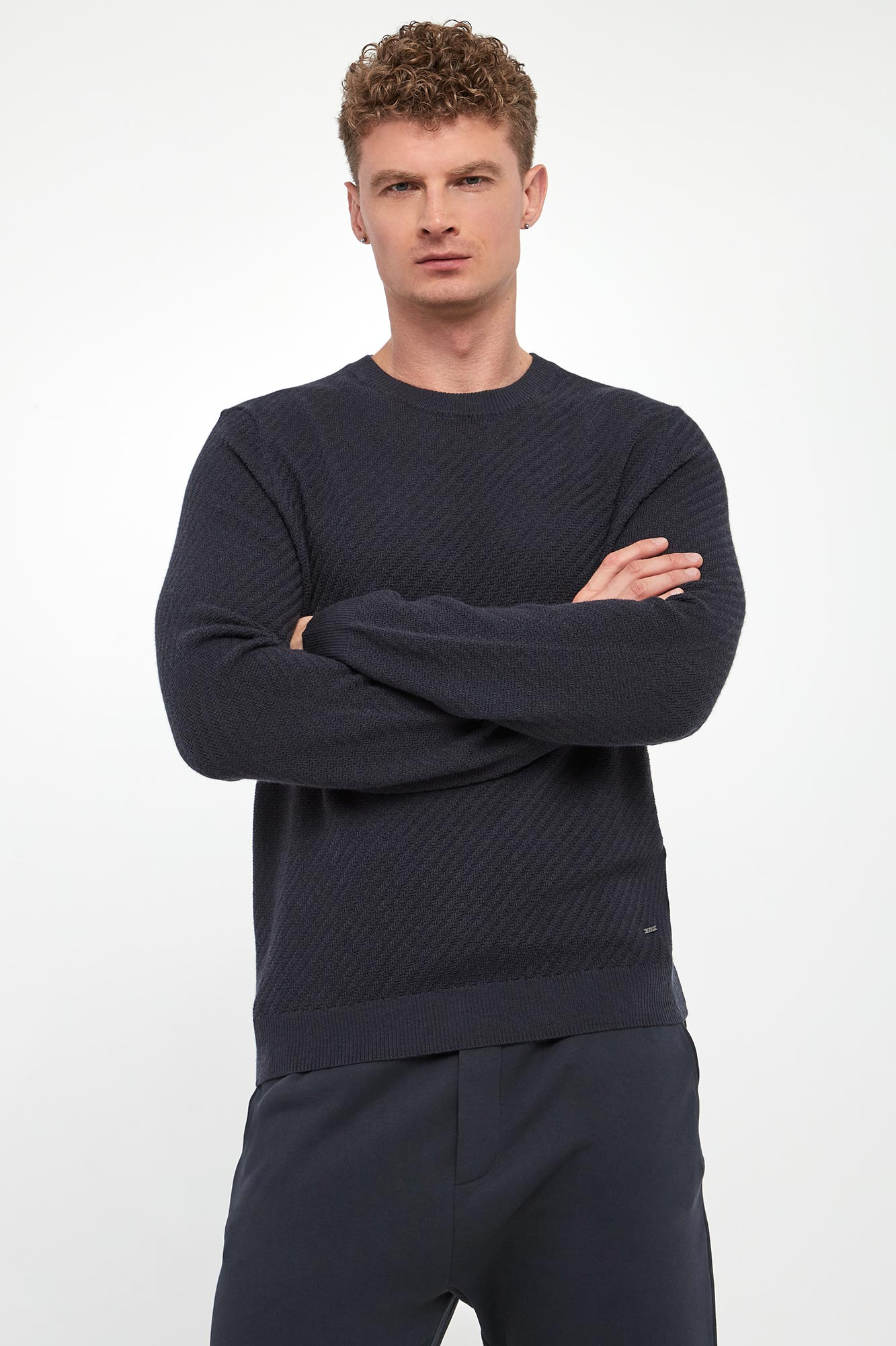 Sweter męski z wełny dziewiczej Donteo JOOP!