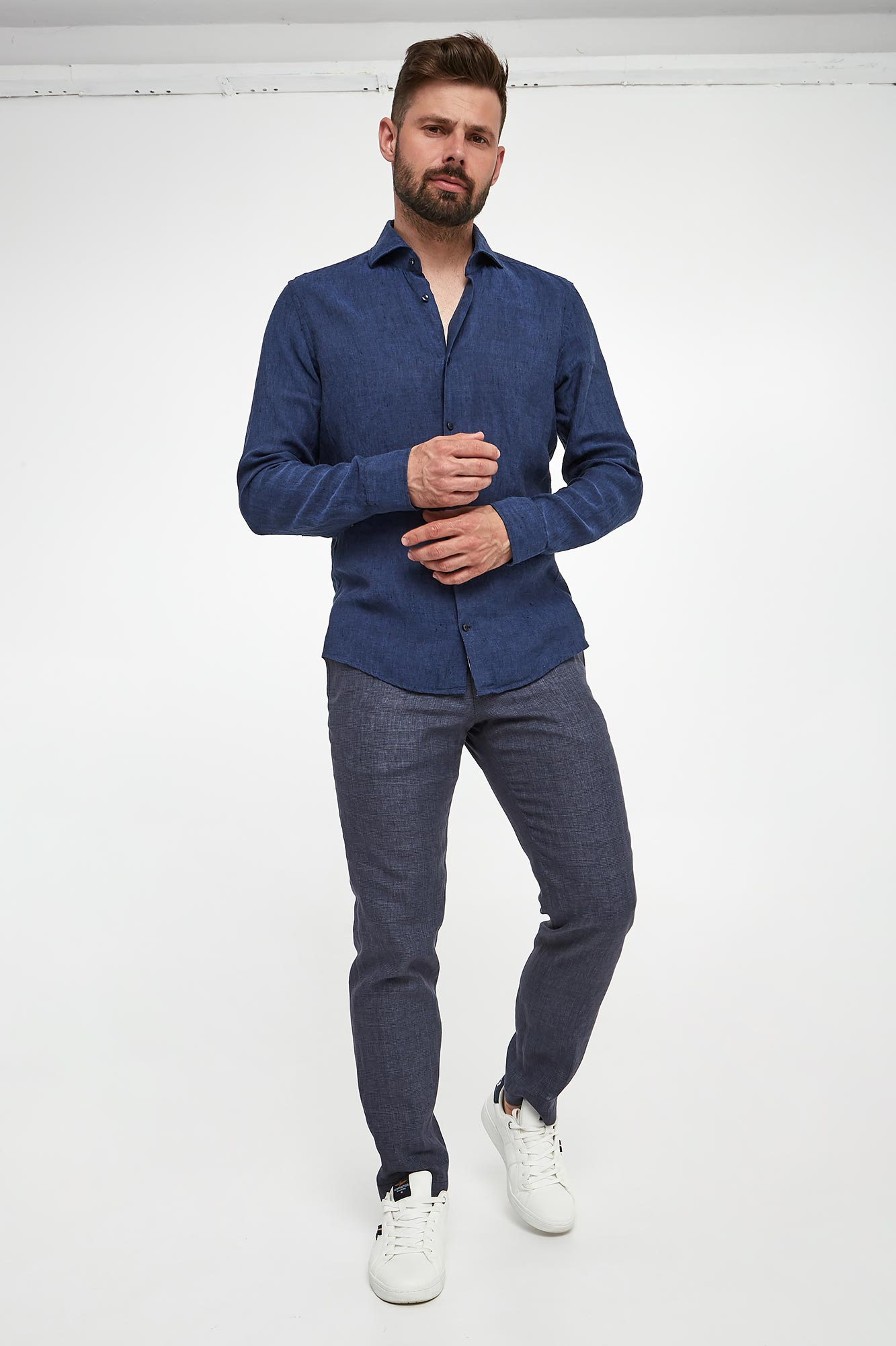 Spodnie męskie lniane Sake JOOP!