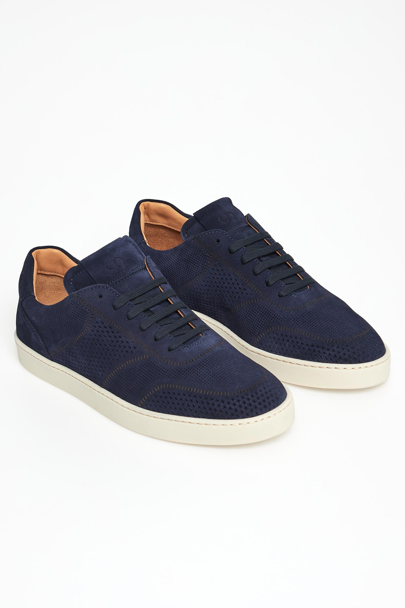 Sneakersy męskie zamszowe CESARE CASADEI