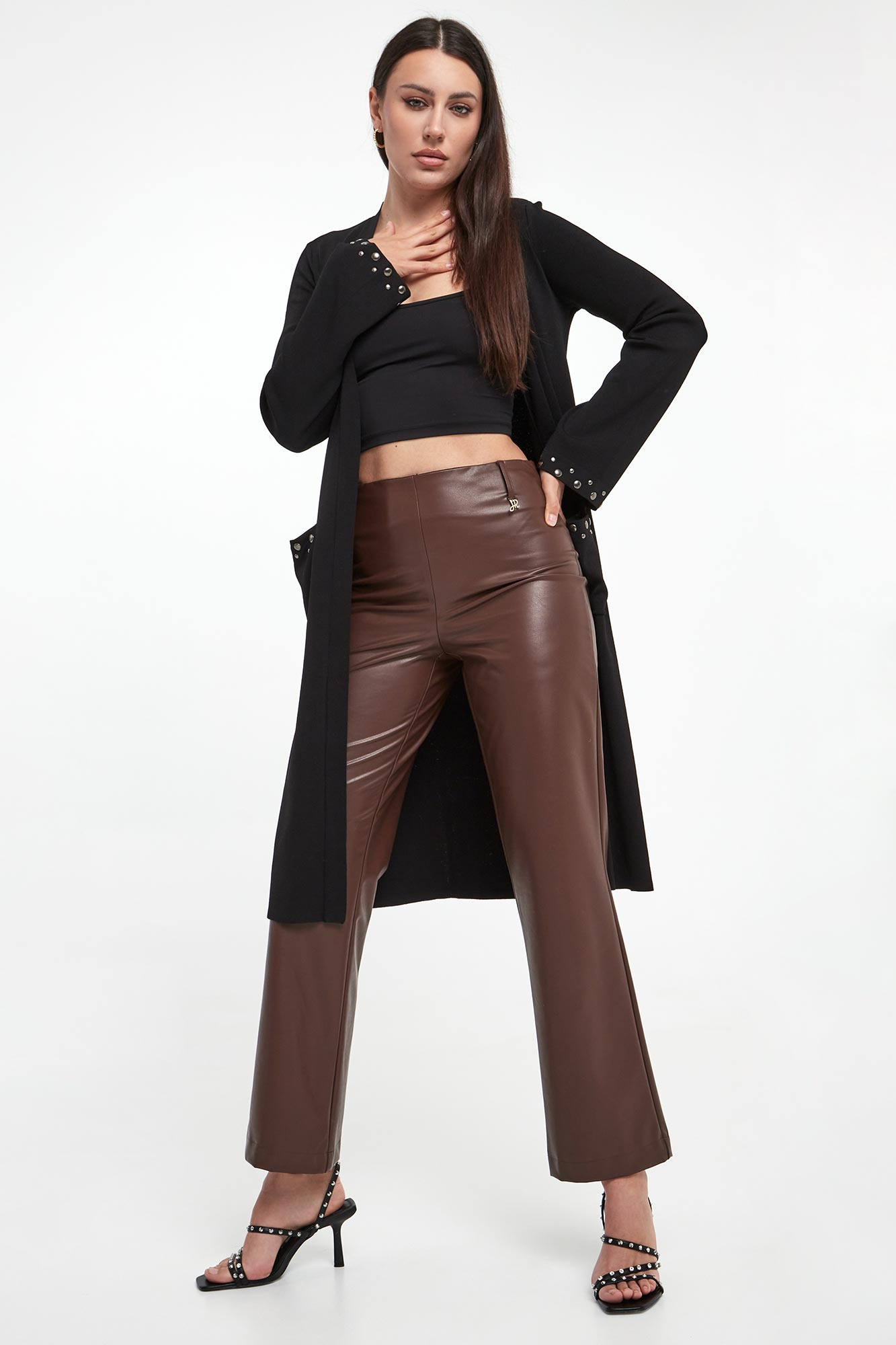 Spodnie damskie z ekoskóry JOSEPH RIBKOFF