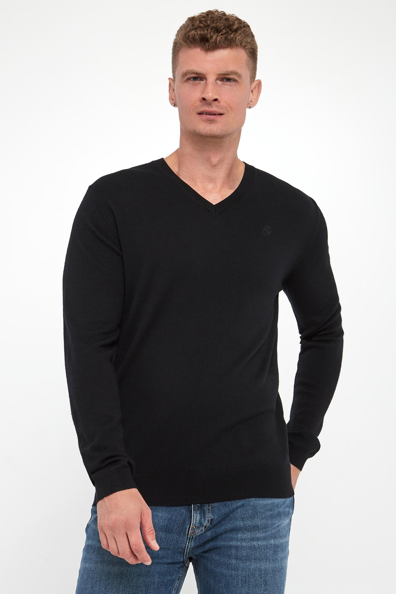 Sweter męski wełniany KARL LAGERFELD