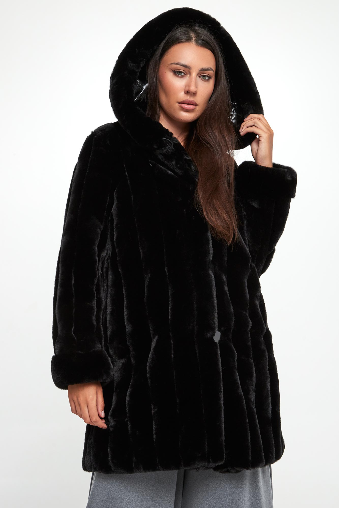 Futro damskie dwustronne JOSEPH RIBKOFF