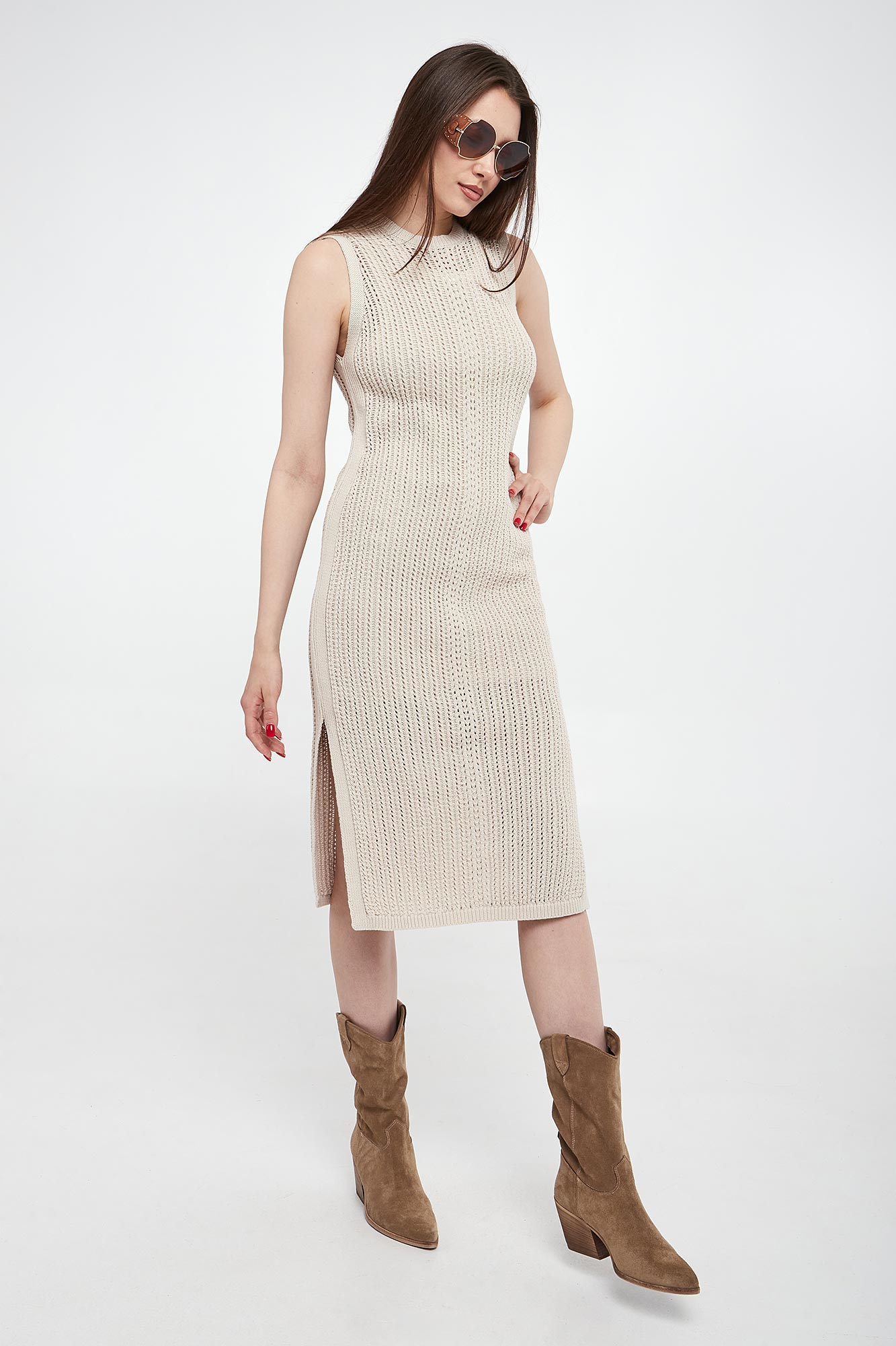 Sukienka dziergana Lisetta MARELLA MONOCHROME