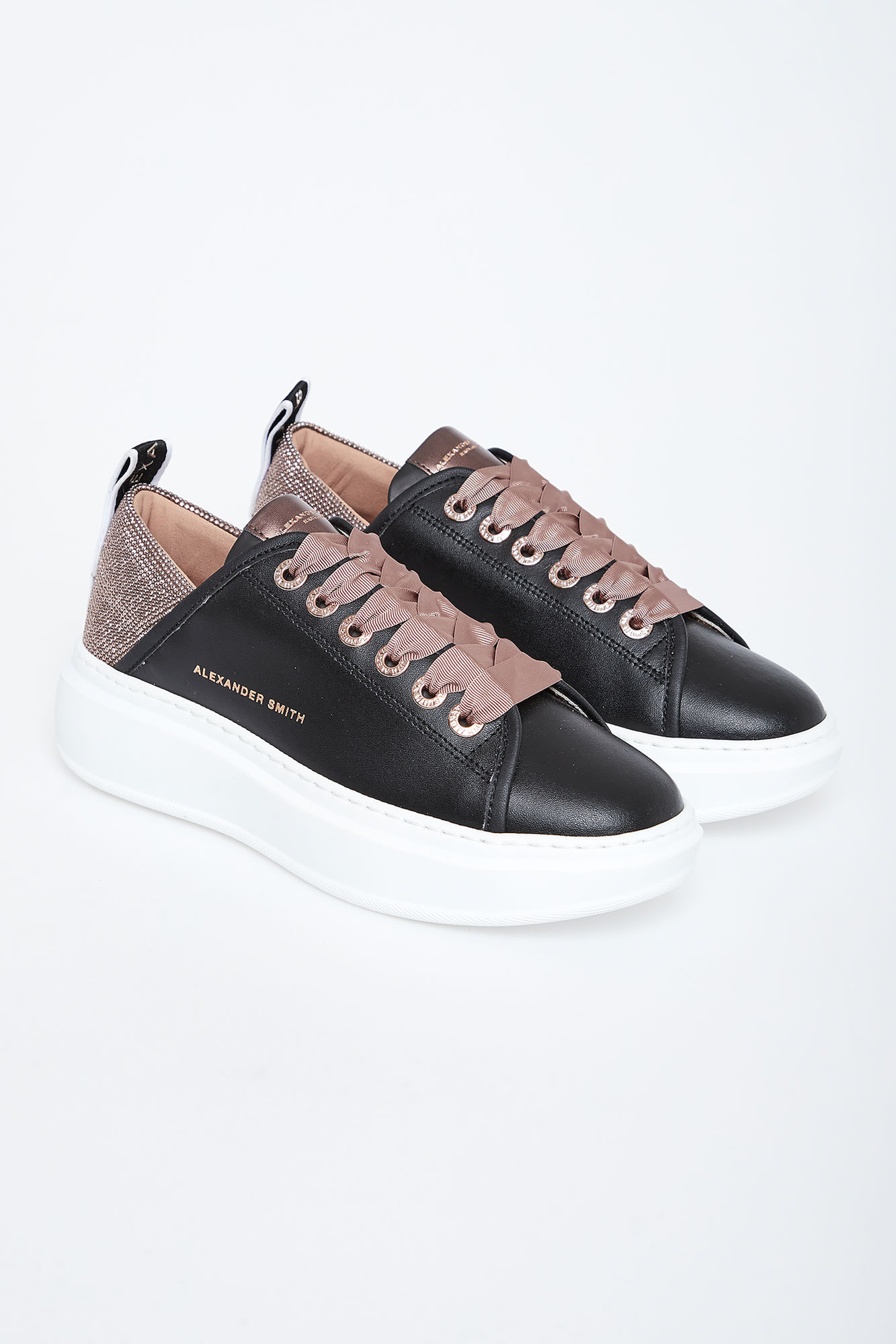 Sneakersy damskie skórzane ALEXANDER SMITH