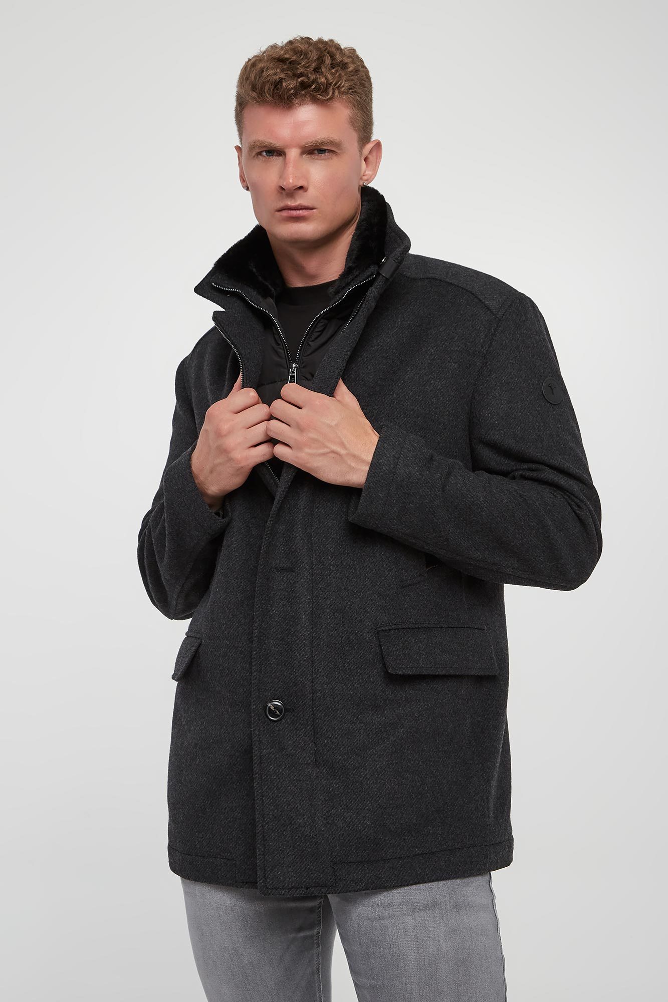 Płaszcz męski wełniany Gary JOOP!