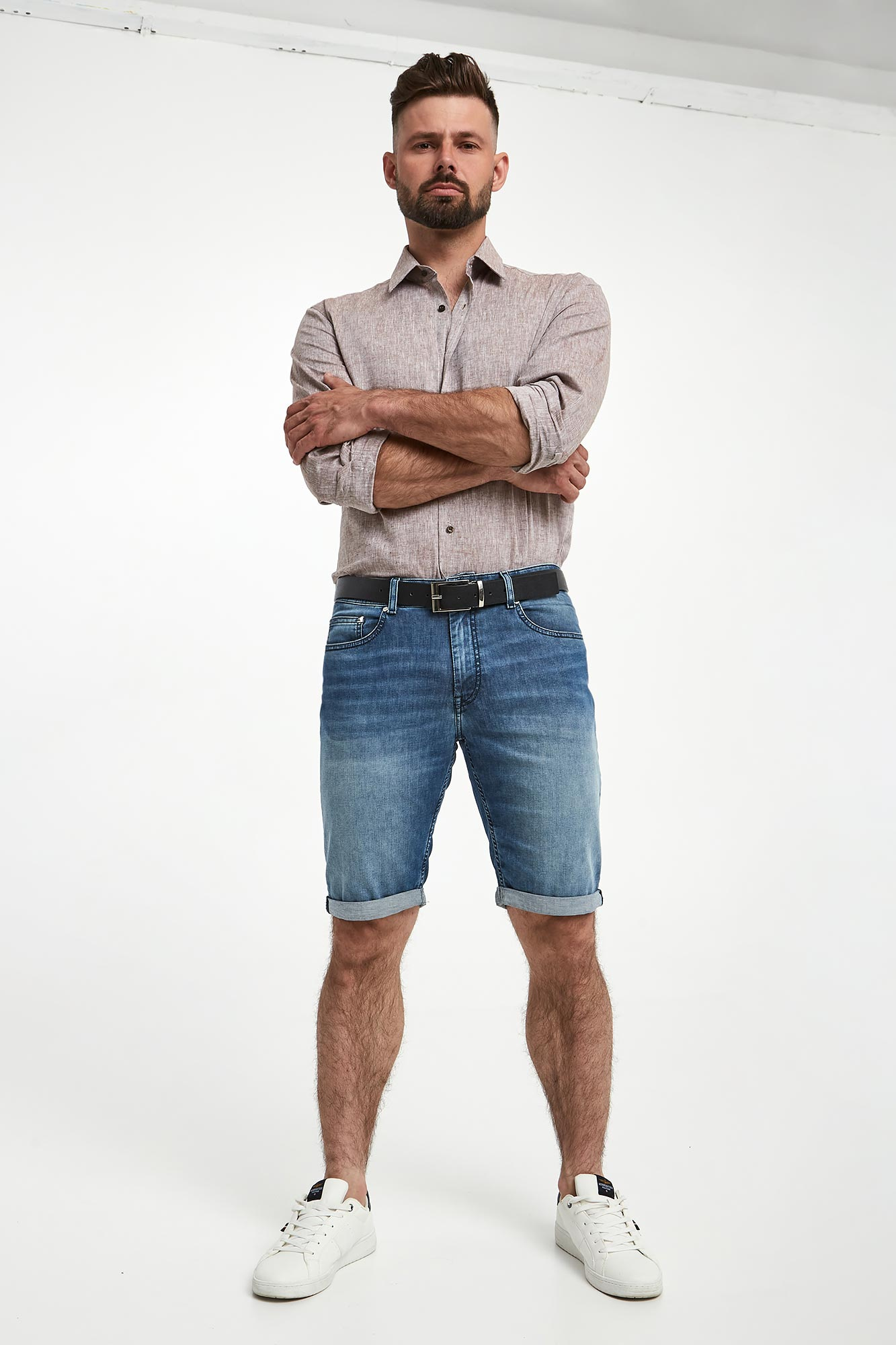 Szorty jeansowe męskie KARL LAGERFELD