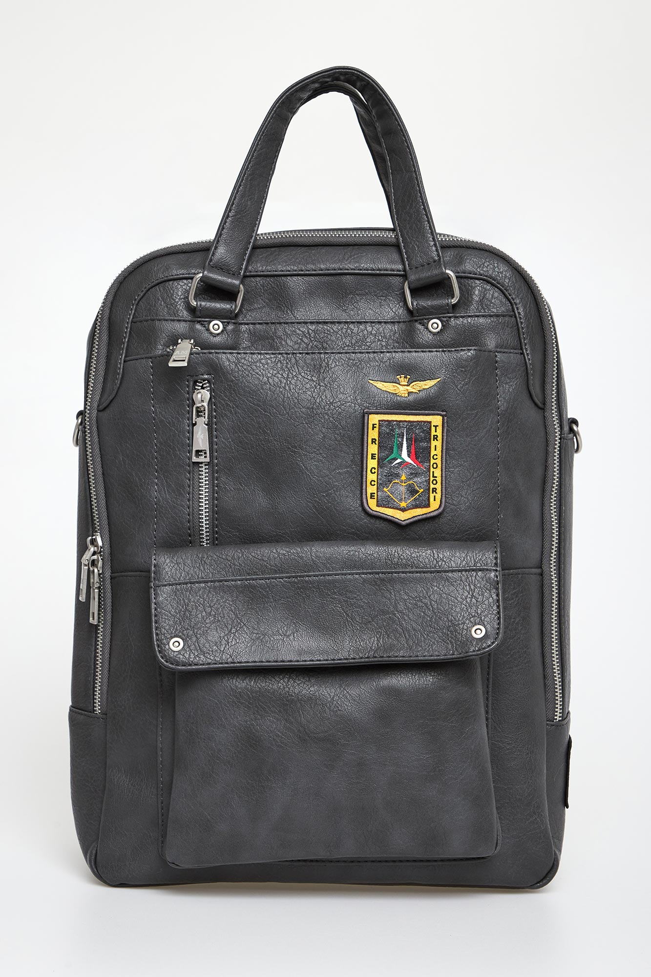 Plecak męski skórzany AERONAUTICA MILITARE