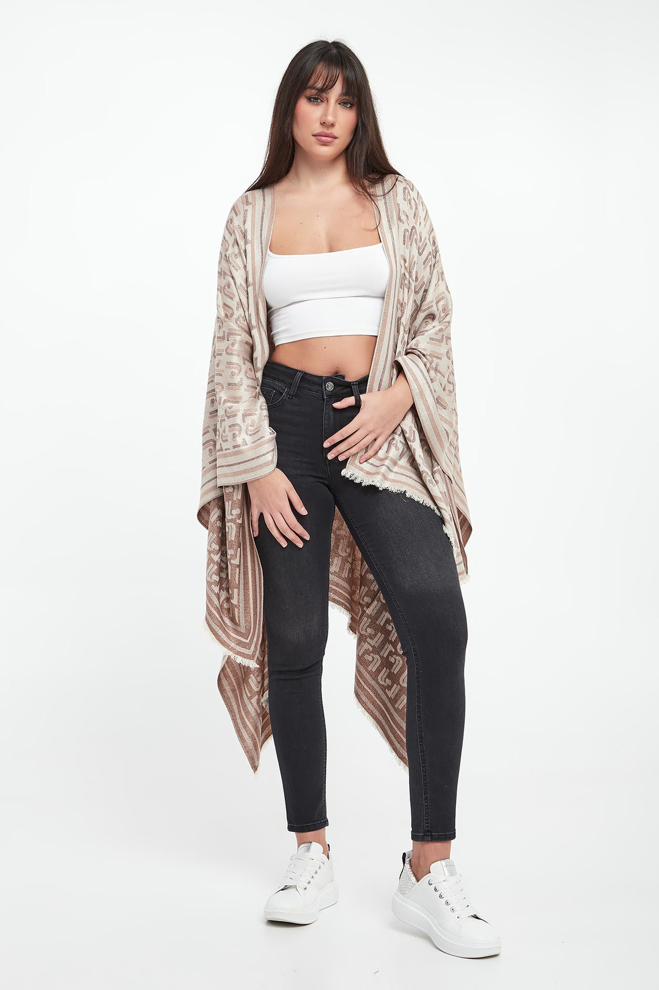 Jeansy damskie z kryształkami LIU JO