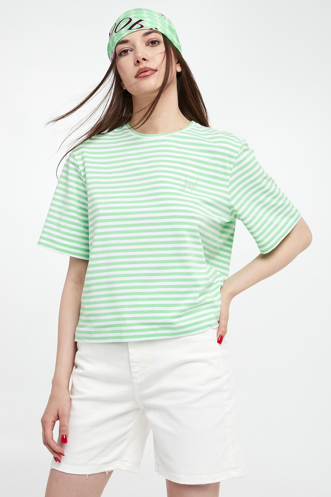 T-shirt damski w paski JOOP!