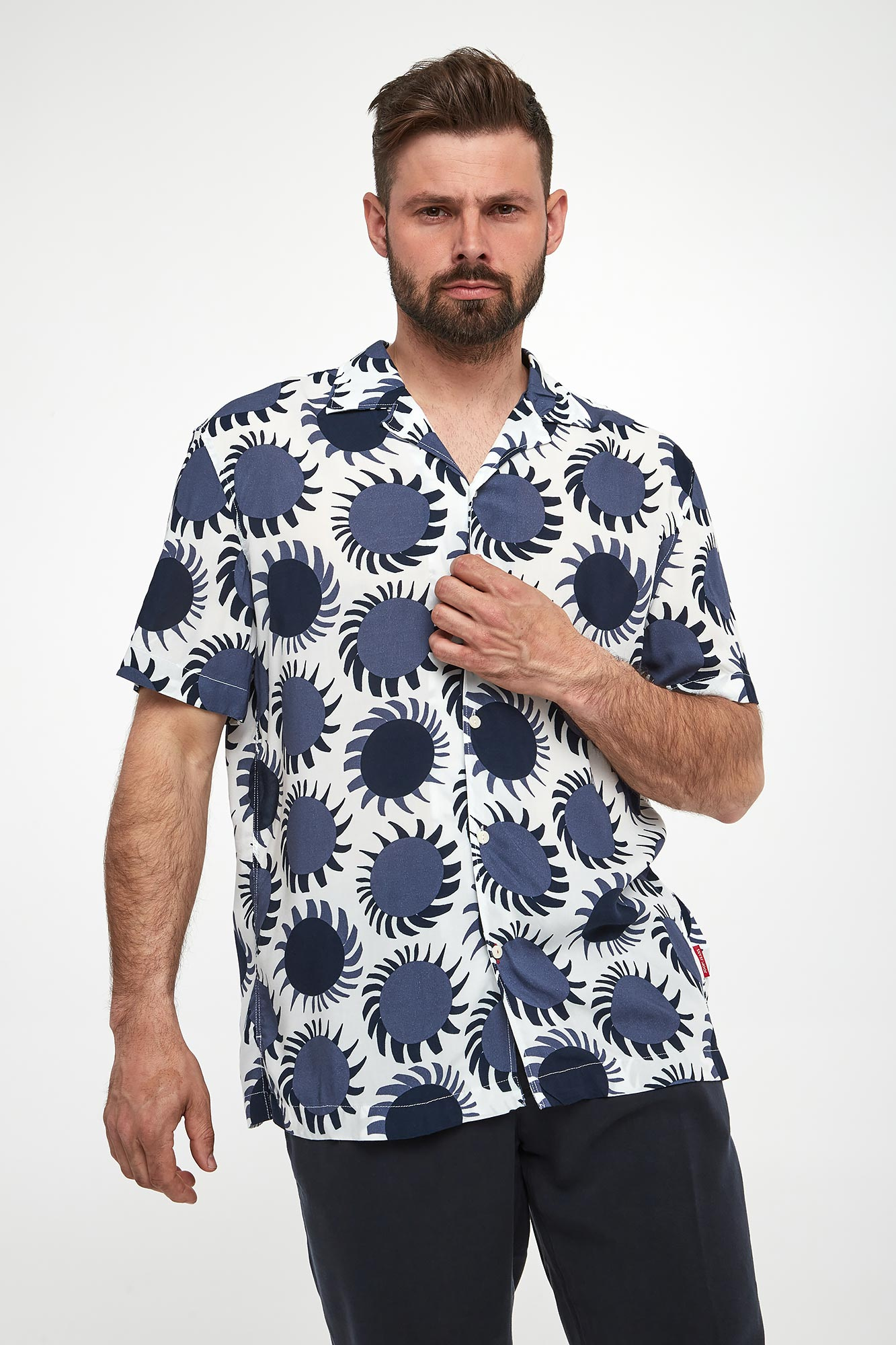 Koszula męska z krótkim rękawem Hanes JOOP! JEANS