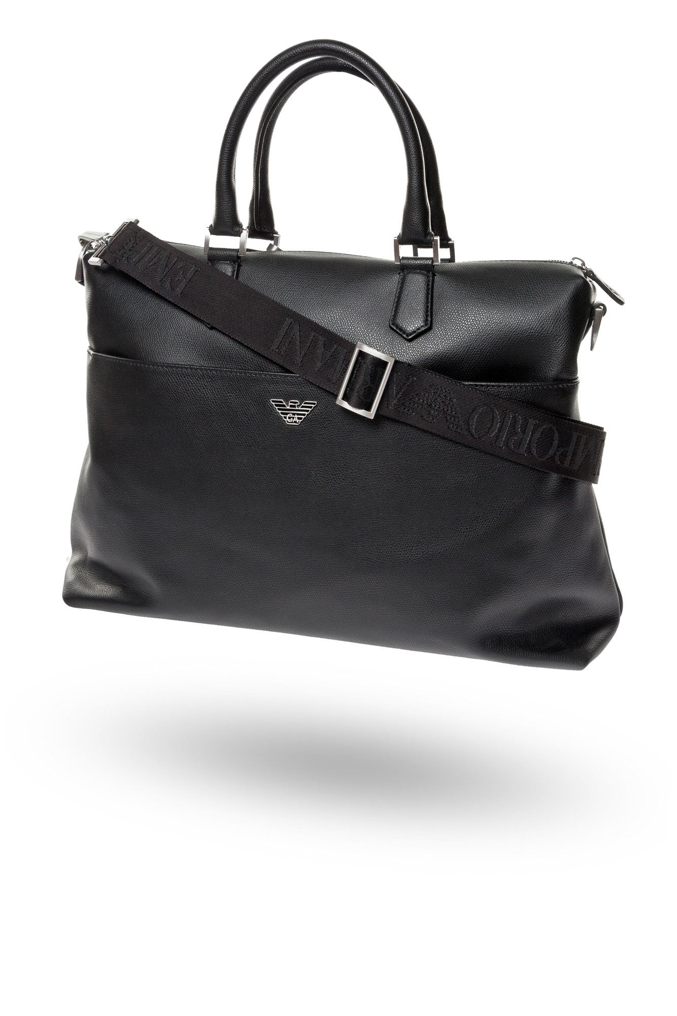 Torba skórzana aktówka EMPORIO ARMANI