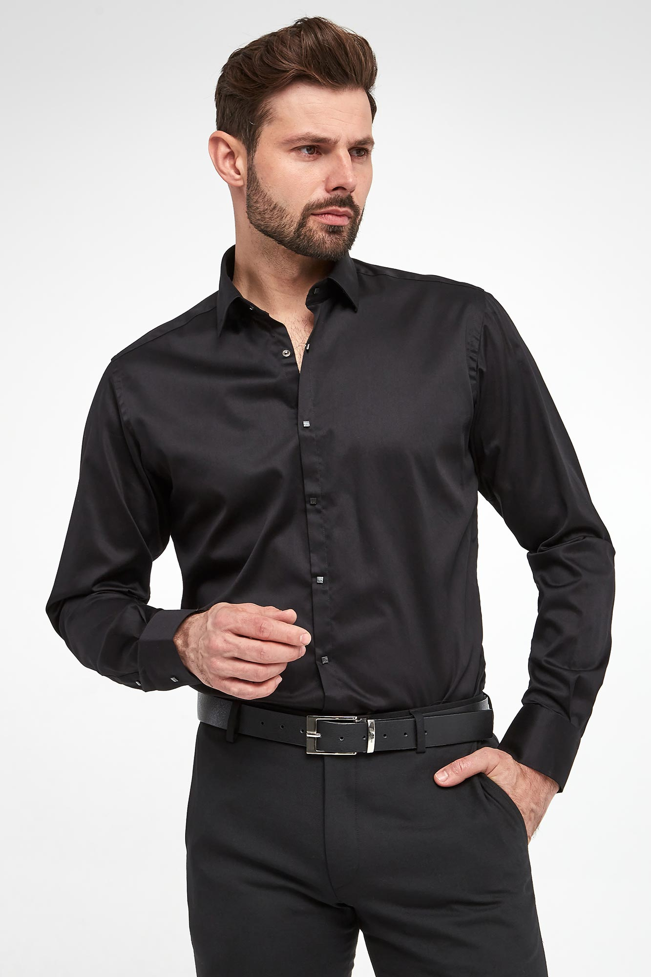 Koszula męska popelinowa KARL LAGERFELD