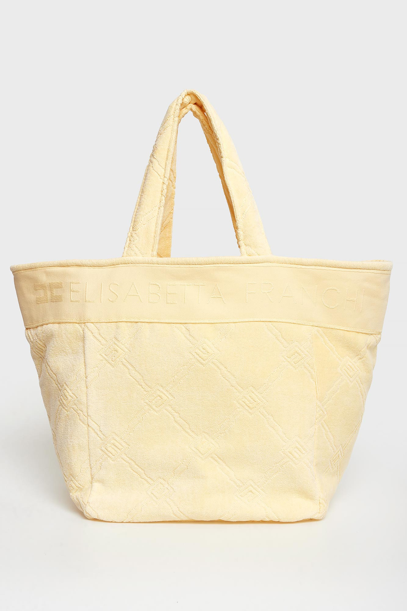 Torebka z tkaniny frotte ELISABETTA FRANCHI