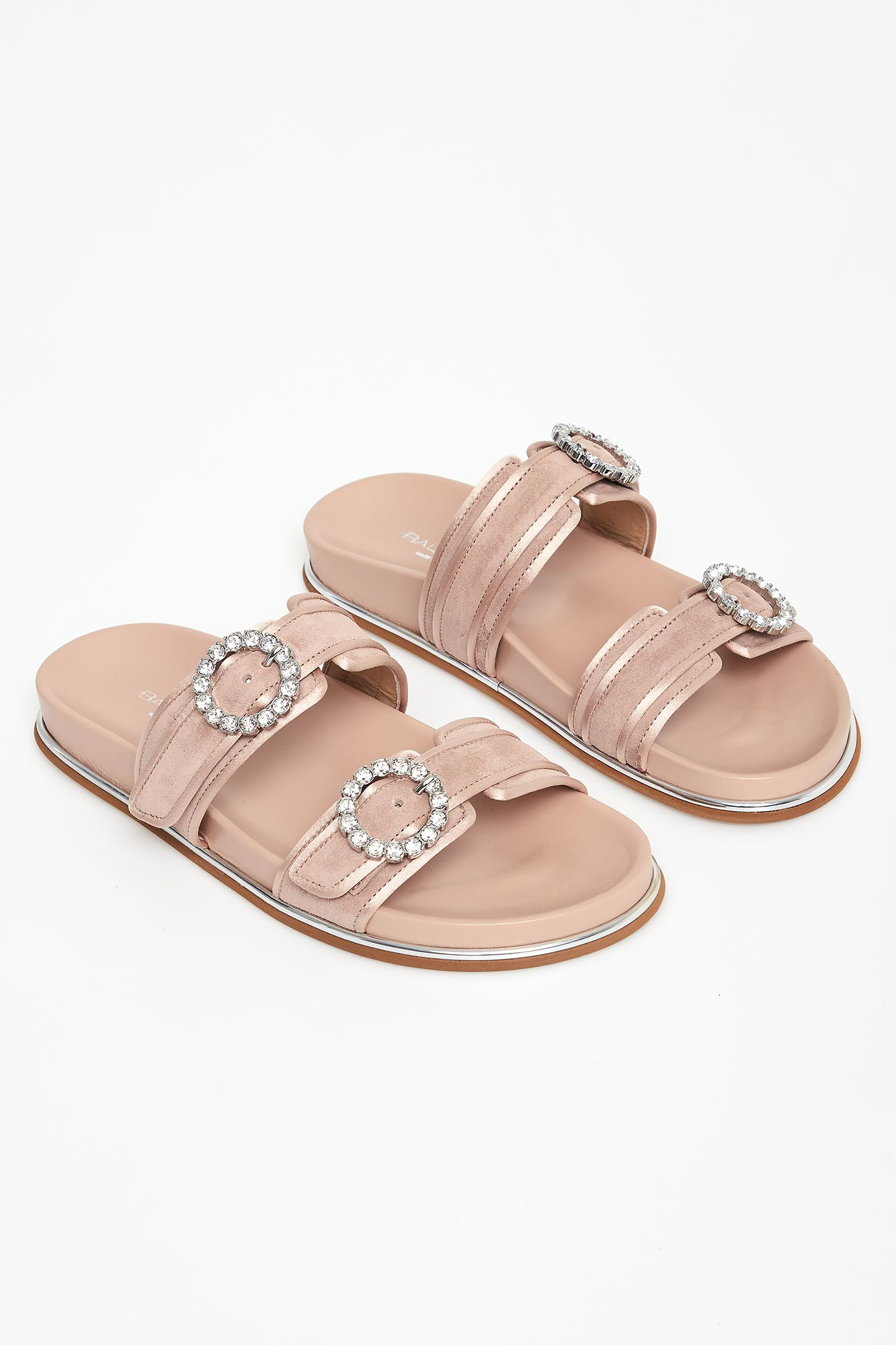 Klapki damskie skórzane BALDININI