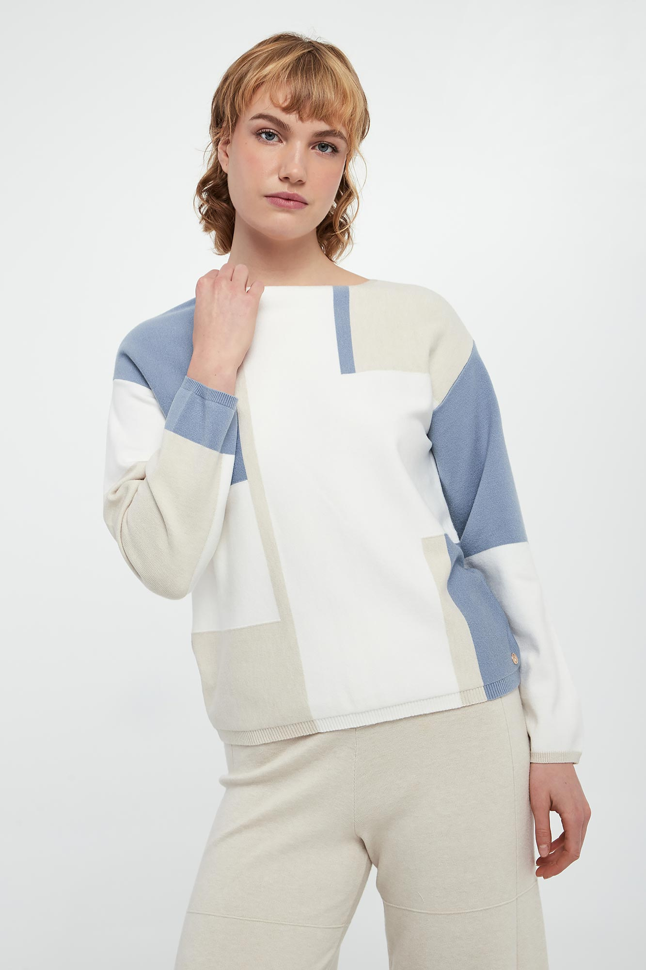 Sweter damski dzianinowy JOSEPH RIBKOFF